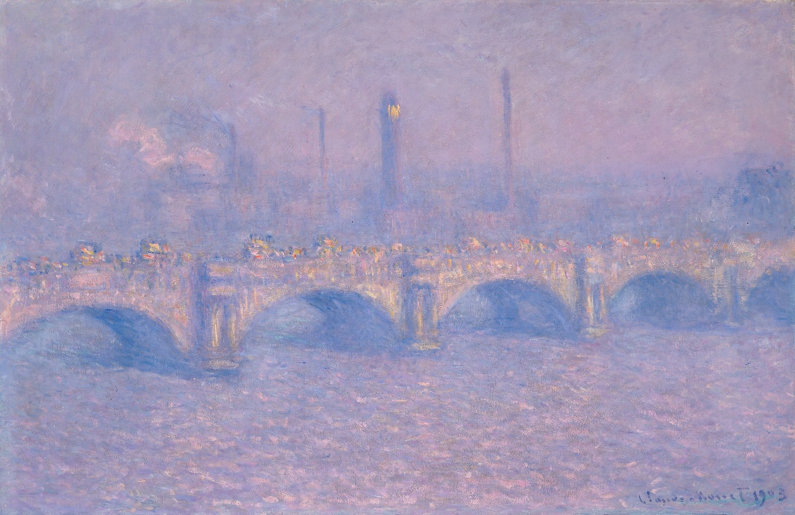 Waterloo Bridge, Veiled Sun