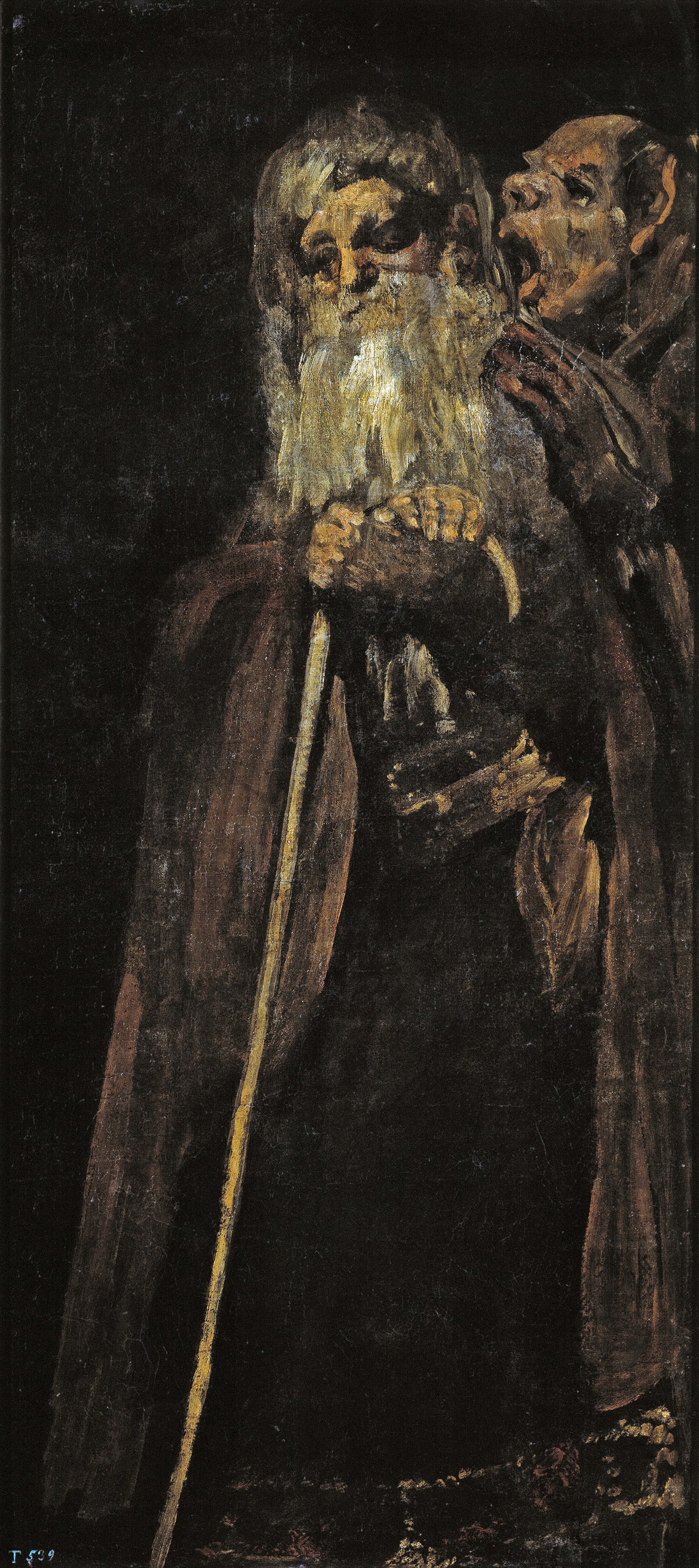 2 alte Männer, um 1821-23