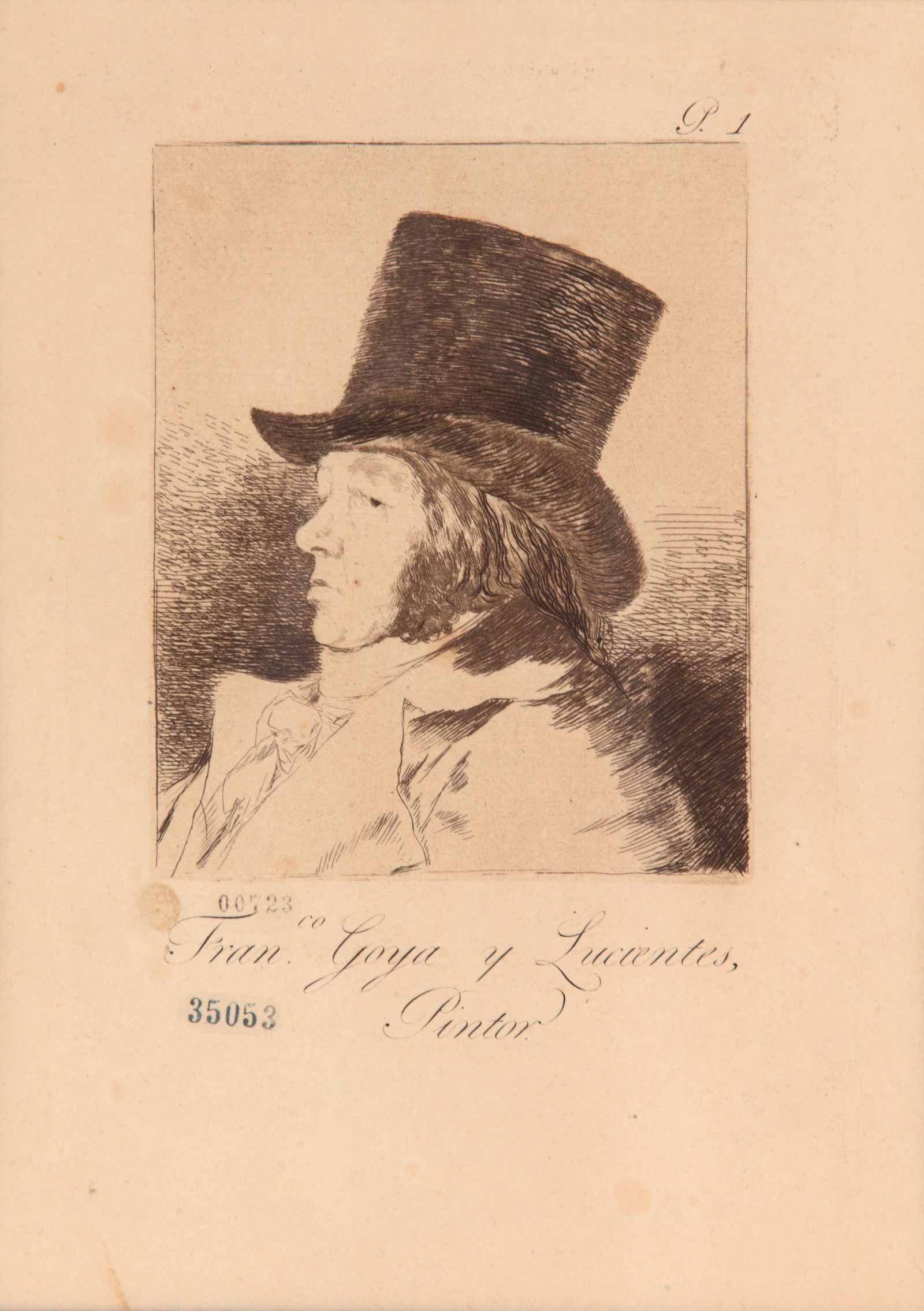 Autorretrato de Francisco José de Goya y Lucientes
