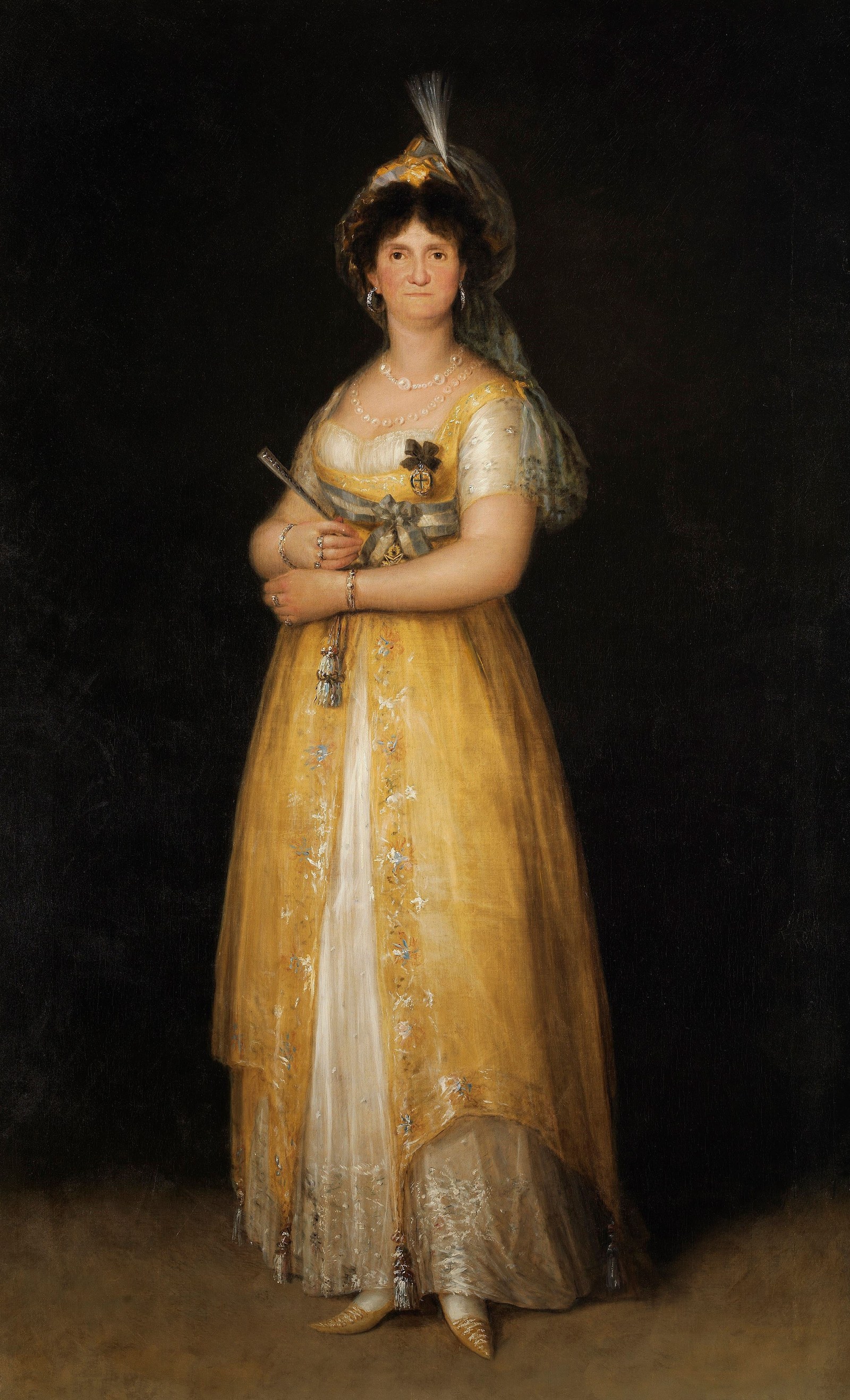 Augustin Estève (copia da Francisco Goya) - Ritratto di Maria Luisa di Parma
