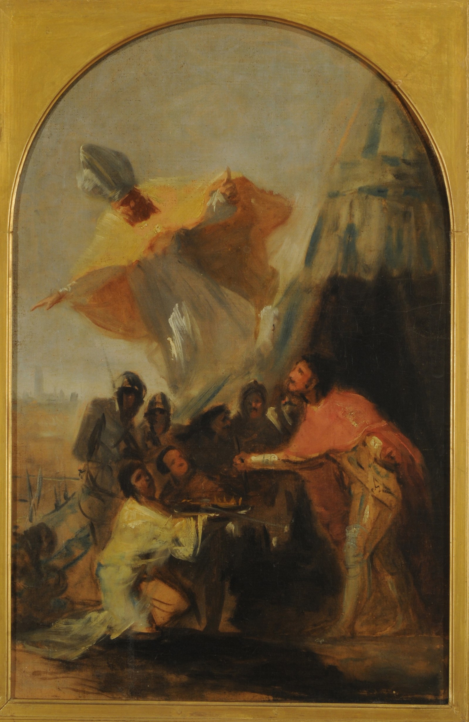 Aparición de San Isidoro al Rey Fernando el Santo ante los muros de Sevilla - Francisco José de Goya y Lucientes
