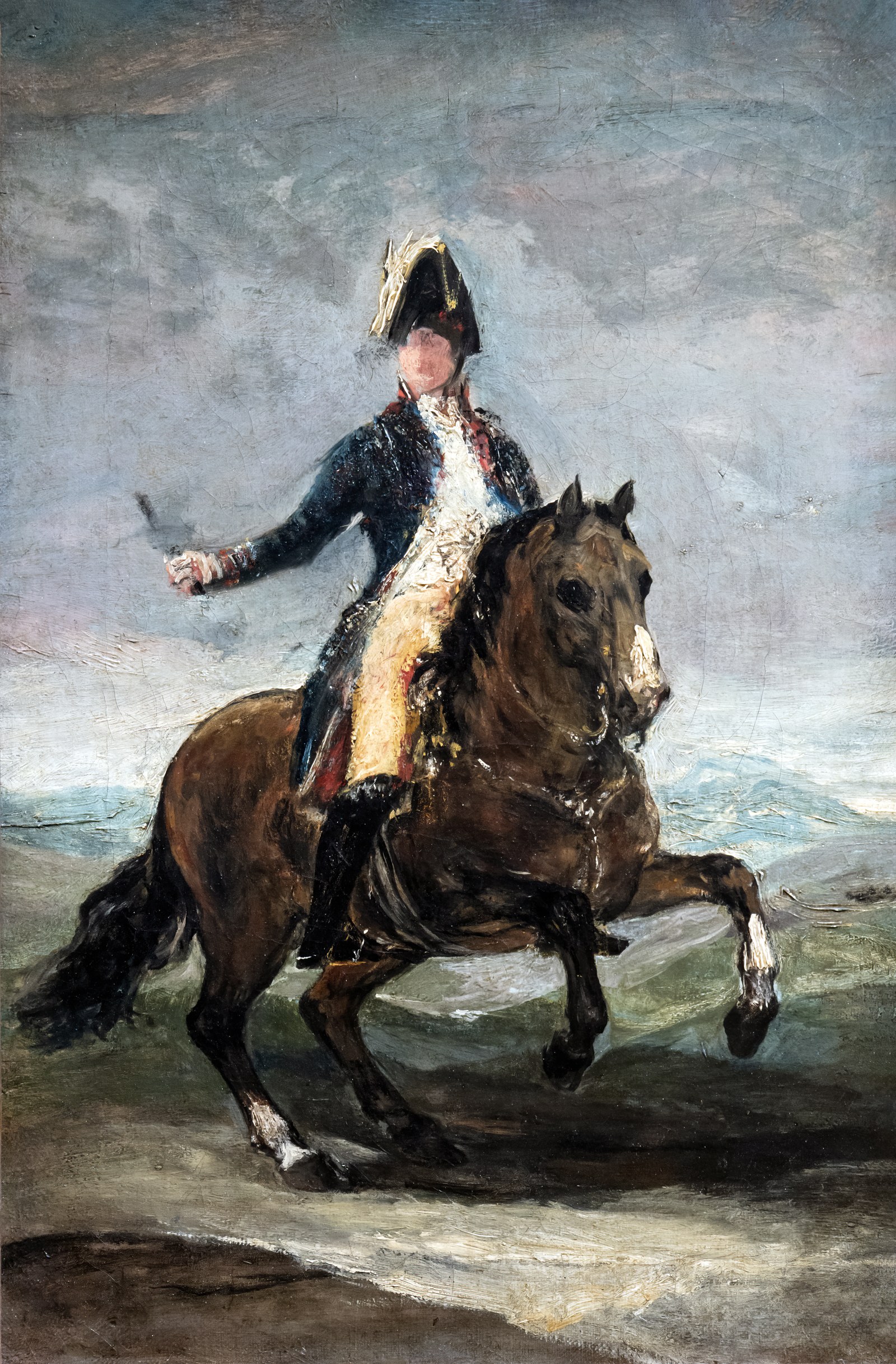(Agen) Esquisse pour le portrait équestre de Ferdinand VII, roi d'Espagne - Francisco de Goya - Musée des Beaux-Arts d'Agen