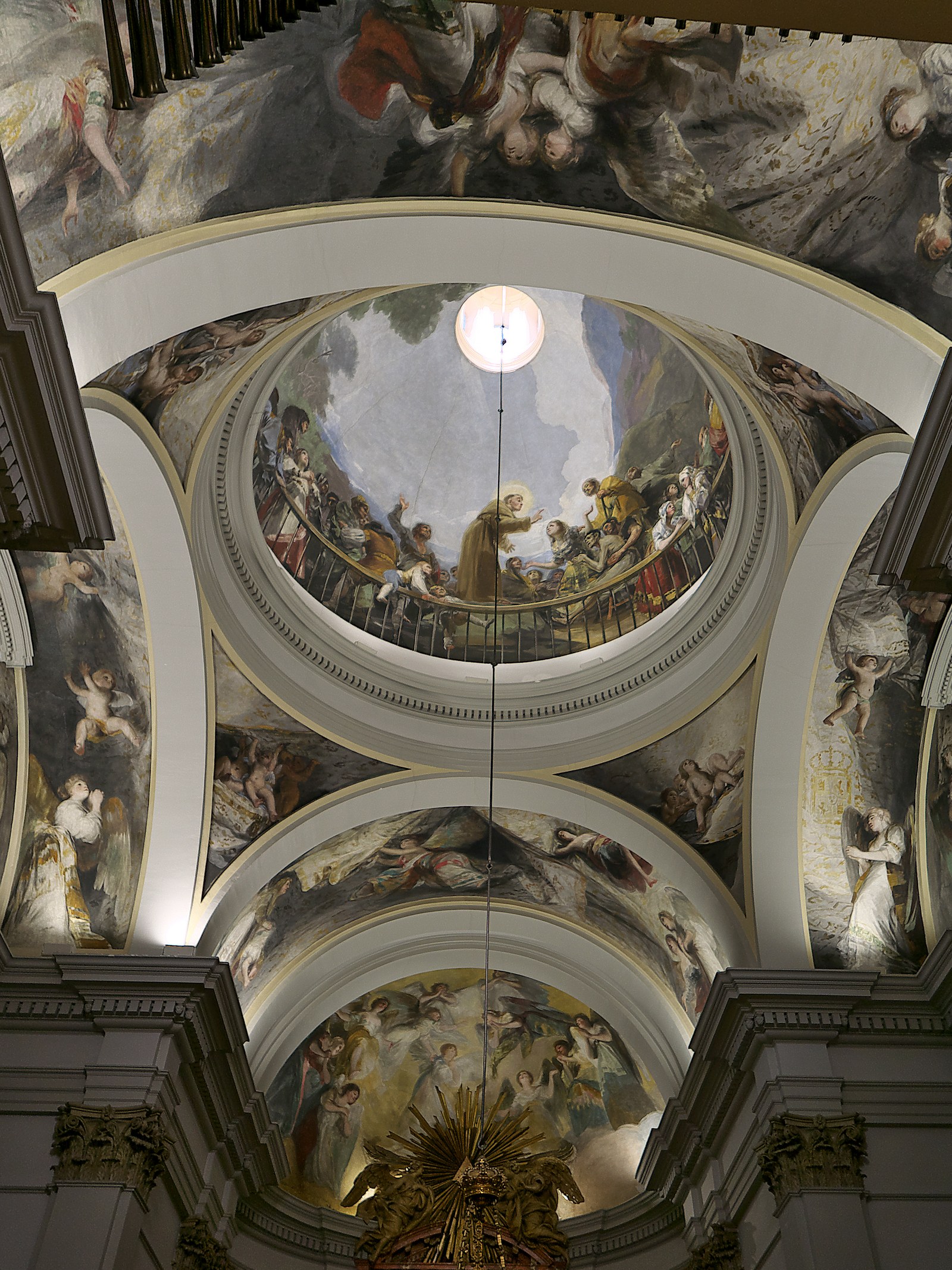 Ermita de San Antonio de la Florida, Madrid. Pinturas