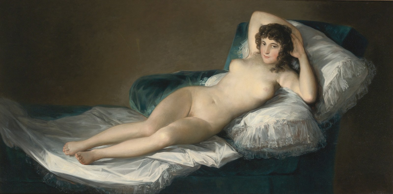 Follower of Francisco José de Goya y Lucientes Maja Desnuda (The Naked Maja)