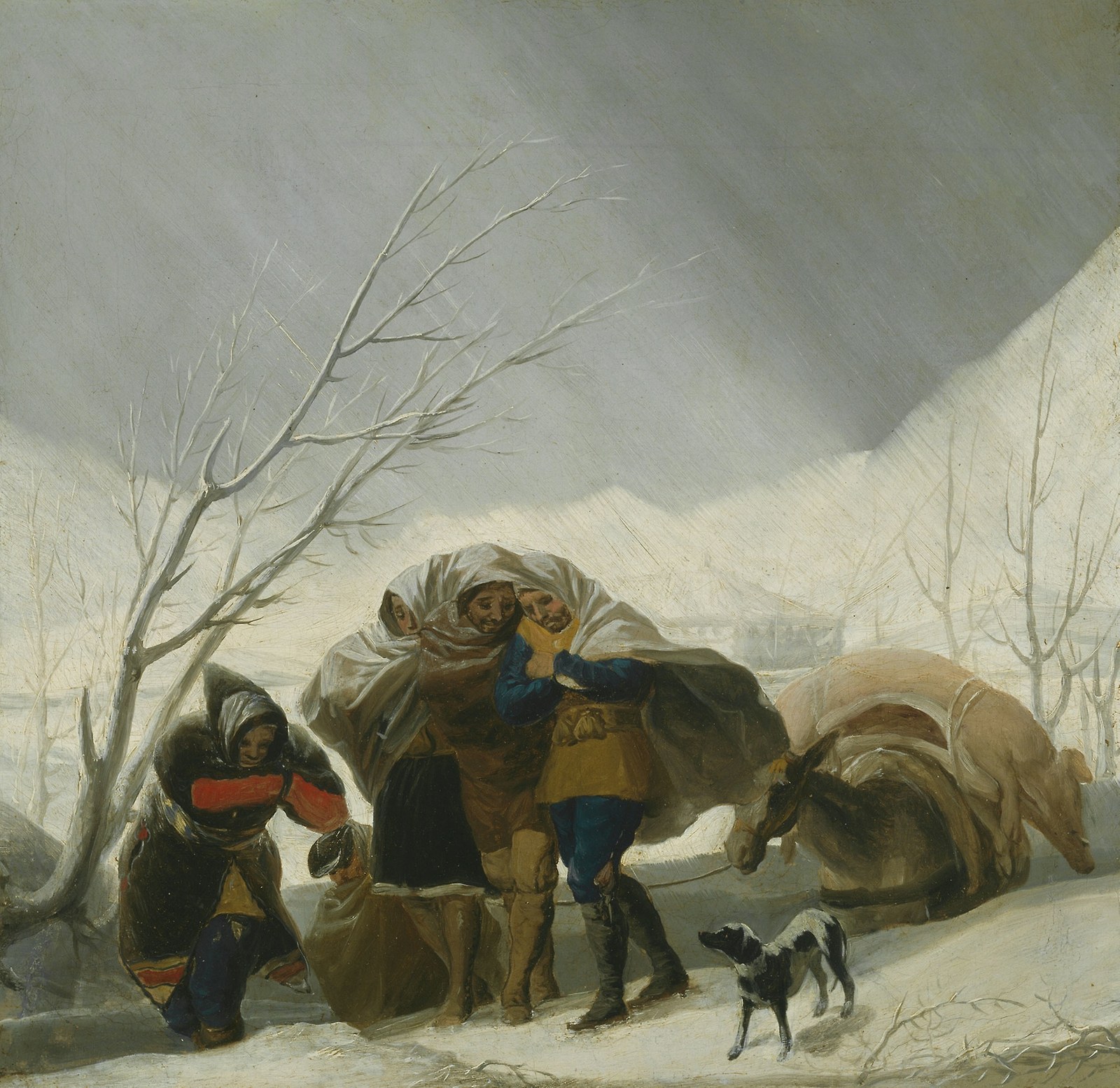 Francisco de Goya - Escena de invierno (1786)