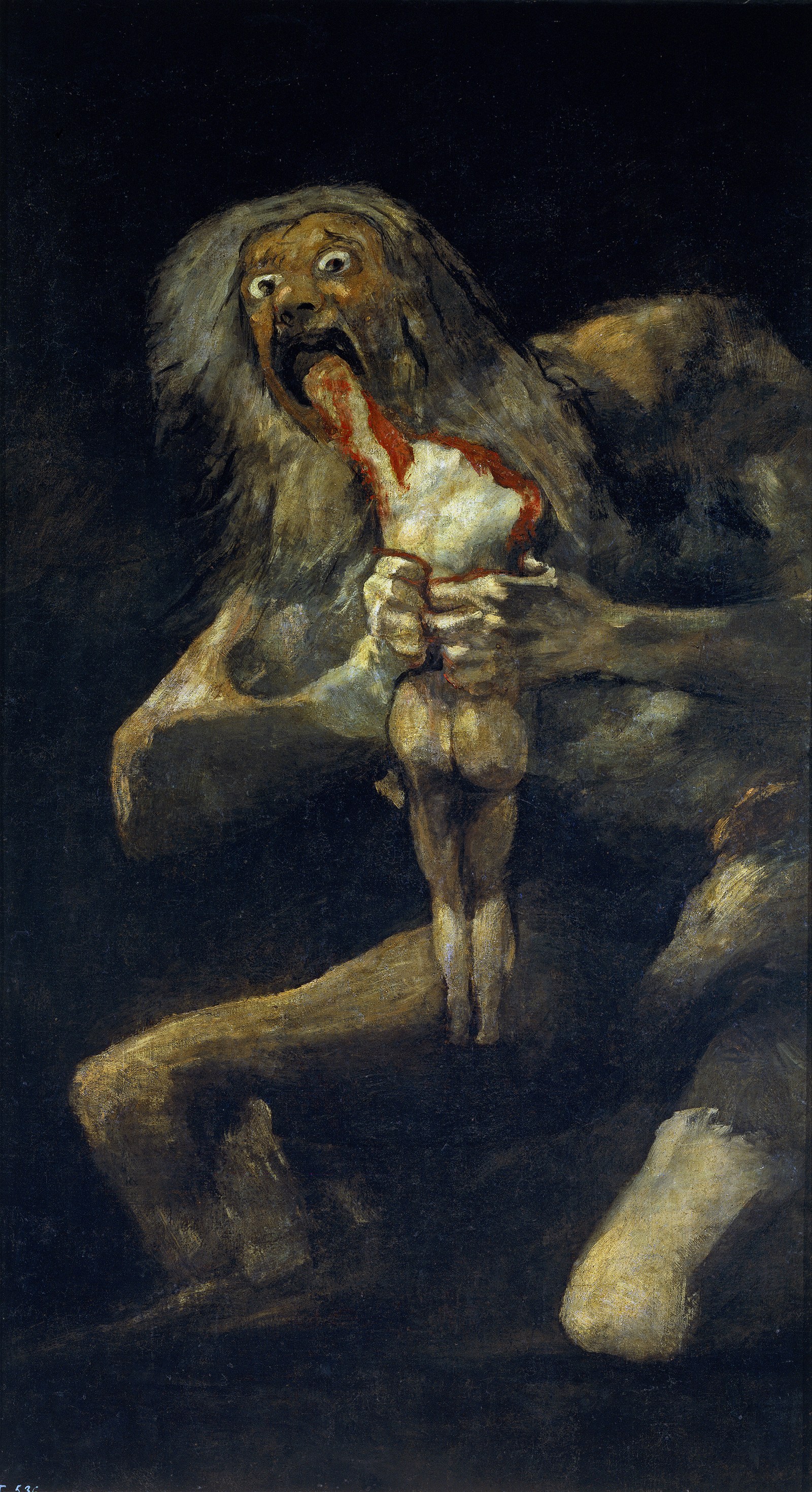 Francisco de Goya, Saturno devorando a su hijo (1819-1823)