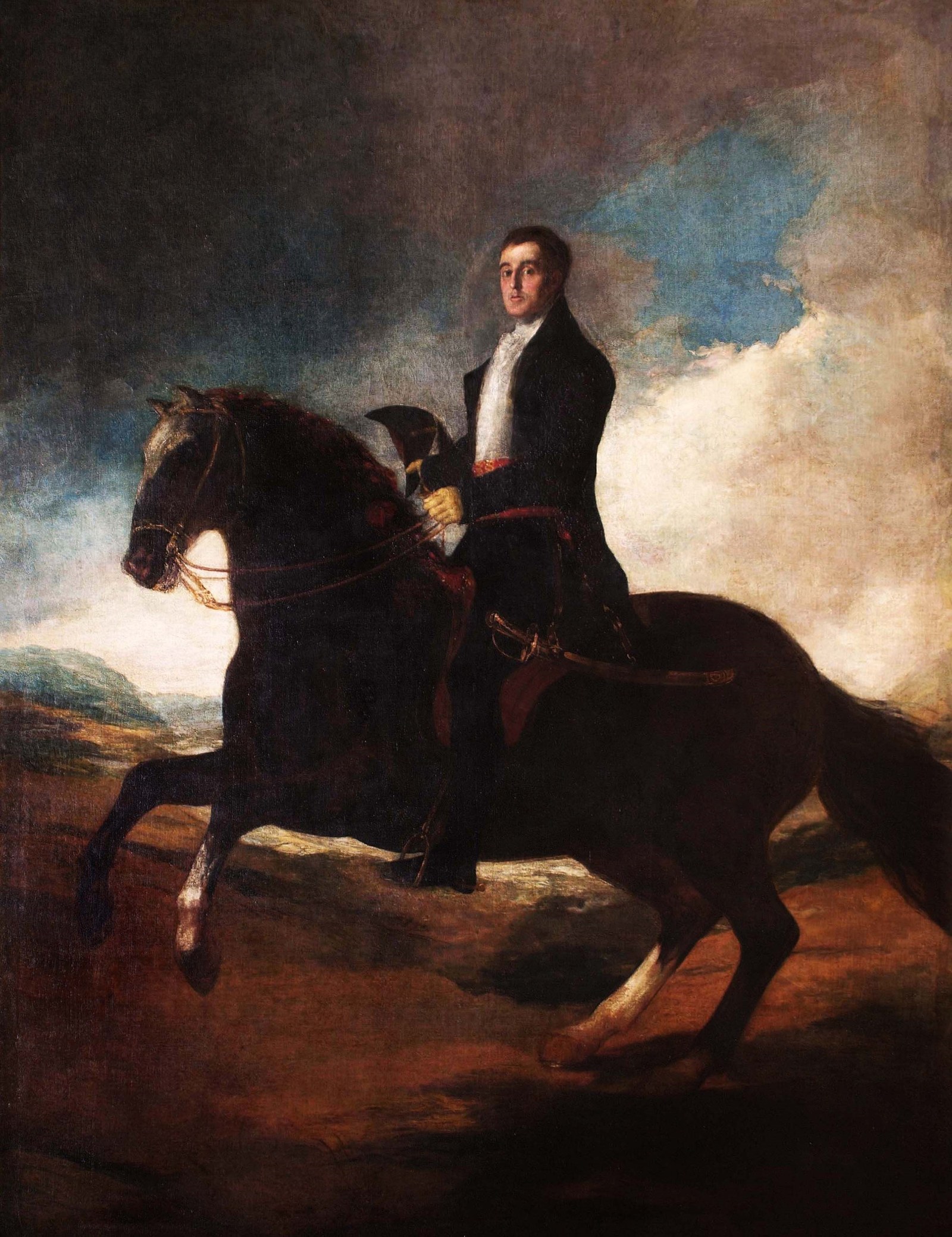 Francisco de Goya - Equestrian Portrait of the 1st Duke of Wellington - WM. 1566-1948 - Apsley House