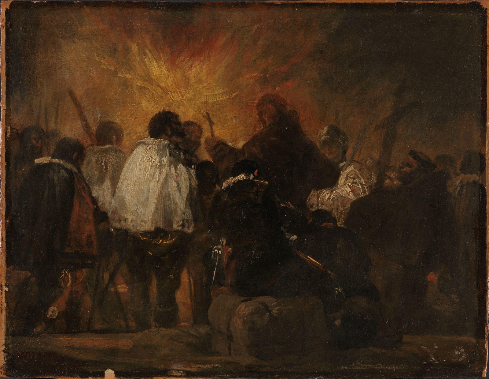 Francisco de Goya - Night Scene from the Inquisition - NG.M.01347 - National Museum of Art, Architecture and Design