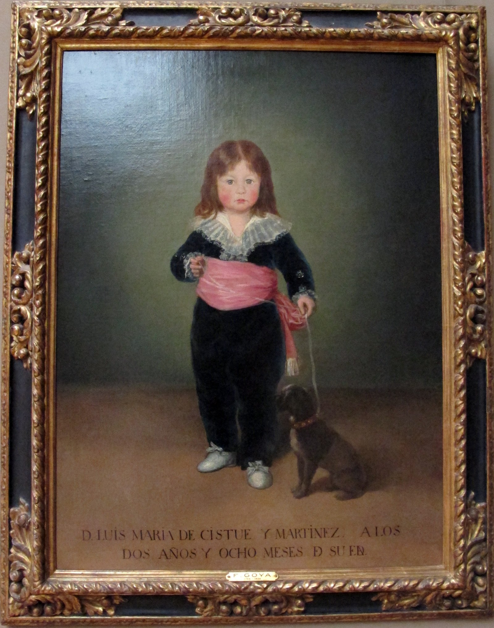Francisco de goya y lucientes, ritratto di luis maria de cisine y martinez, 1790-1800 ca.