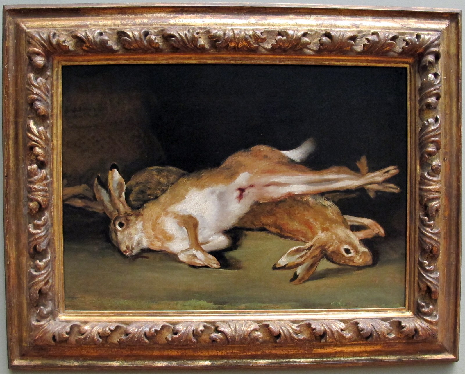 Goya, natura morta con lepri, 1808-12 ca.
