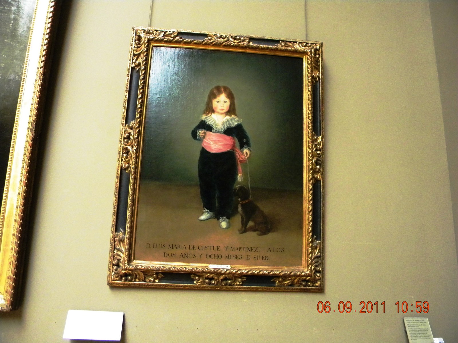 LOUVRE Museum, Portrait de Luis Maris de Cistue y Martinez, by Jose de Goya y Lucientes, Paris