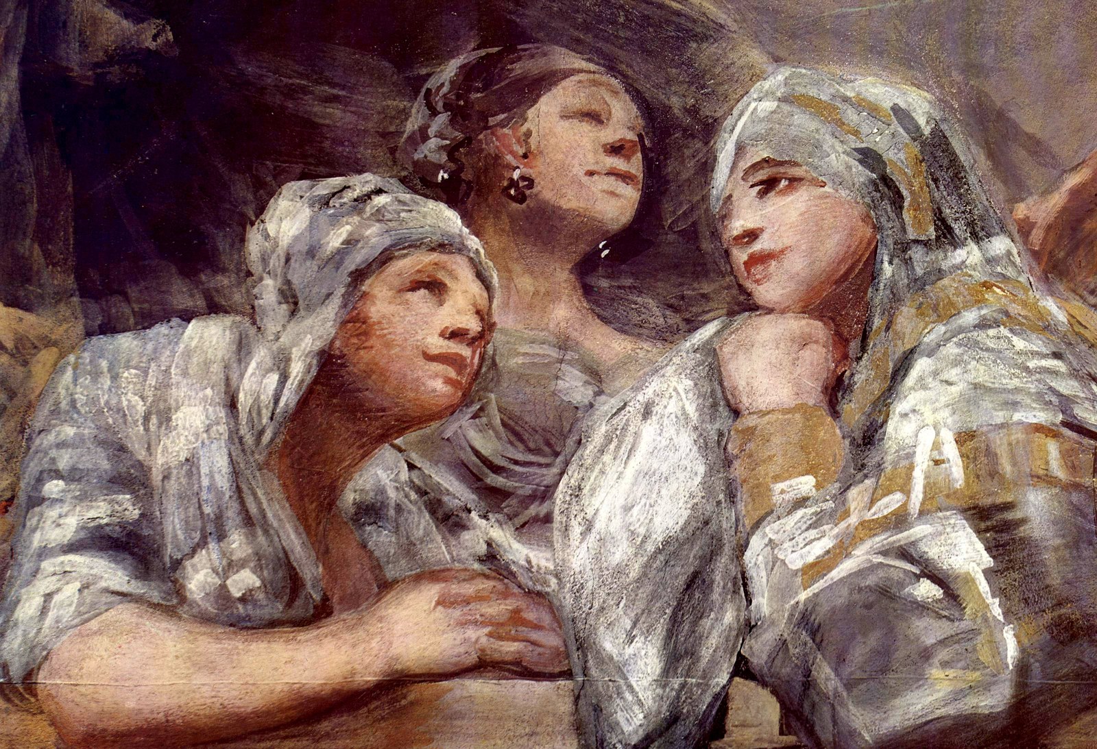 San Antonio de la Florida fresco, Francisco de Goya (detail 13)