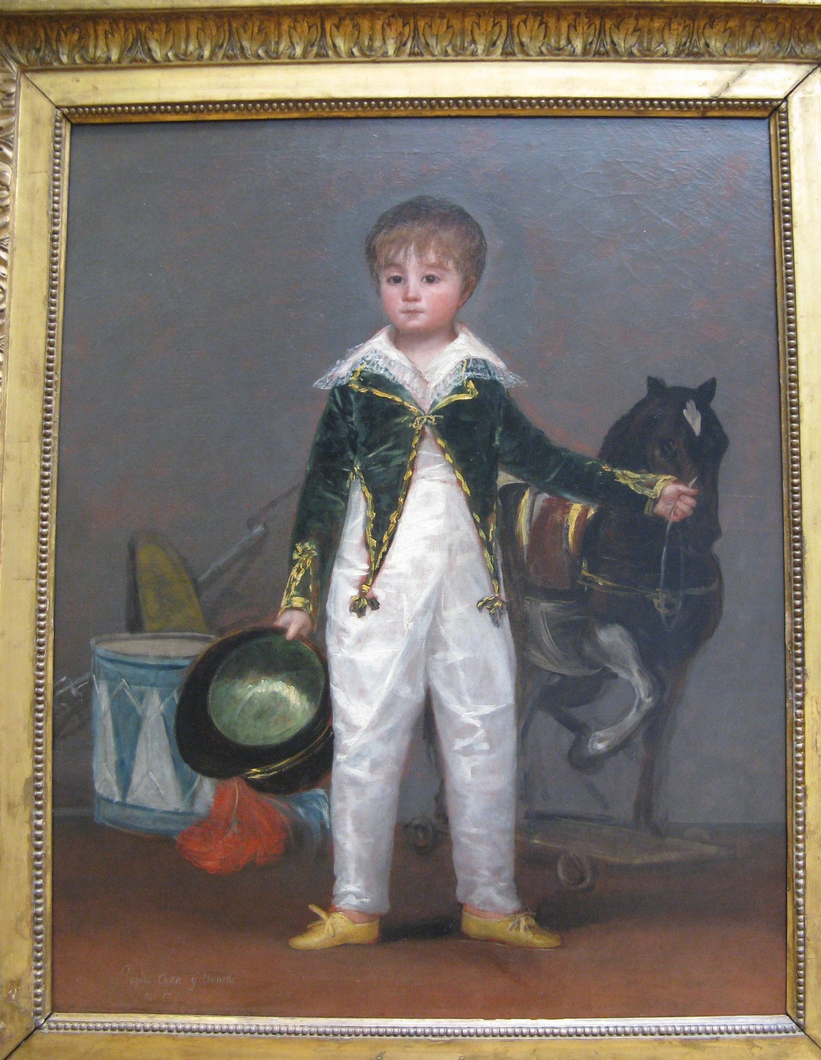 Portrait of Pepito Costa y Bonells by Francisco de Goya at Metropolitan Museum of Art