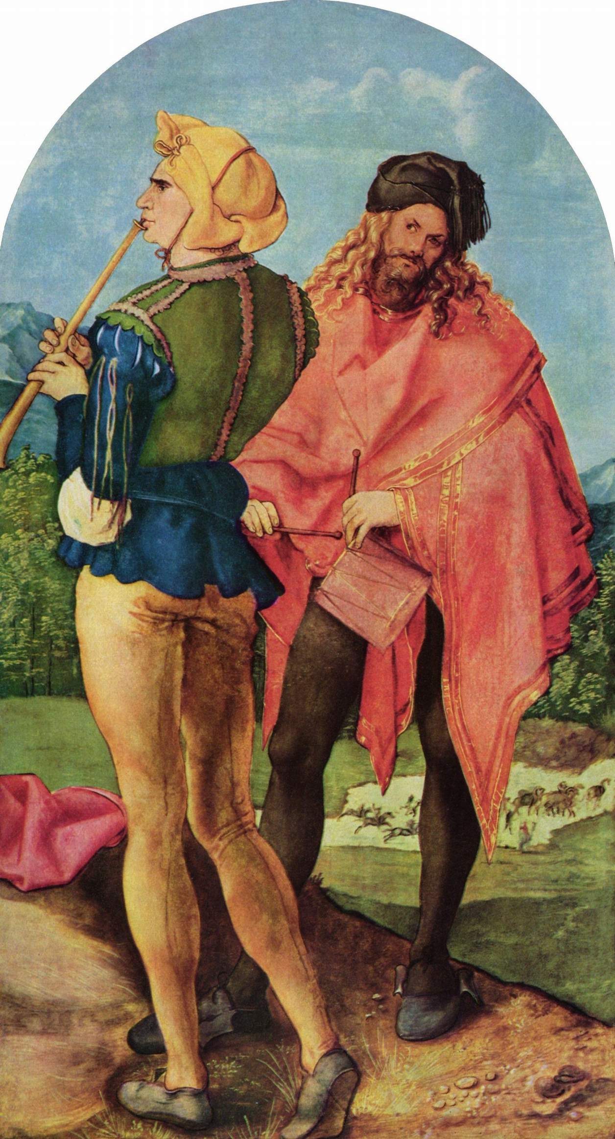 Jabach Altar: Piper and Drummer