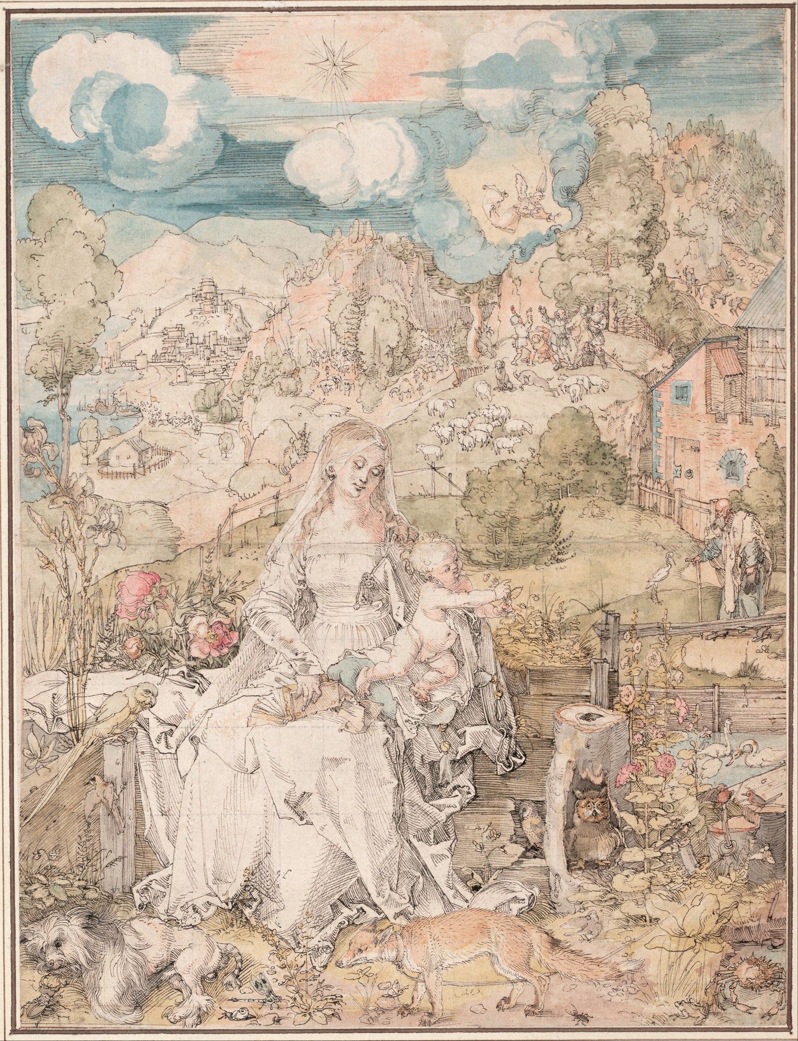 Mary among a Multitude of Animals