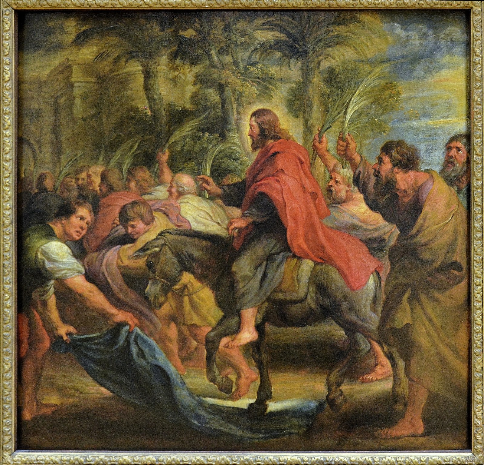 Christ enters Jerusalem