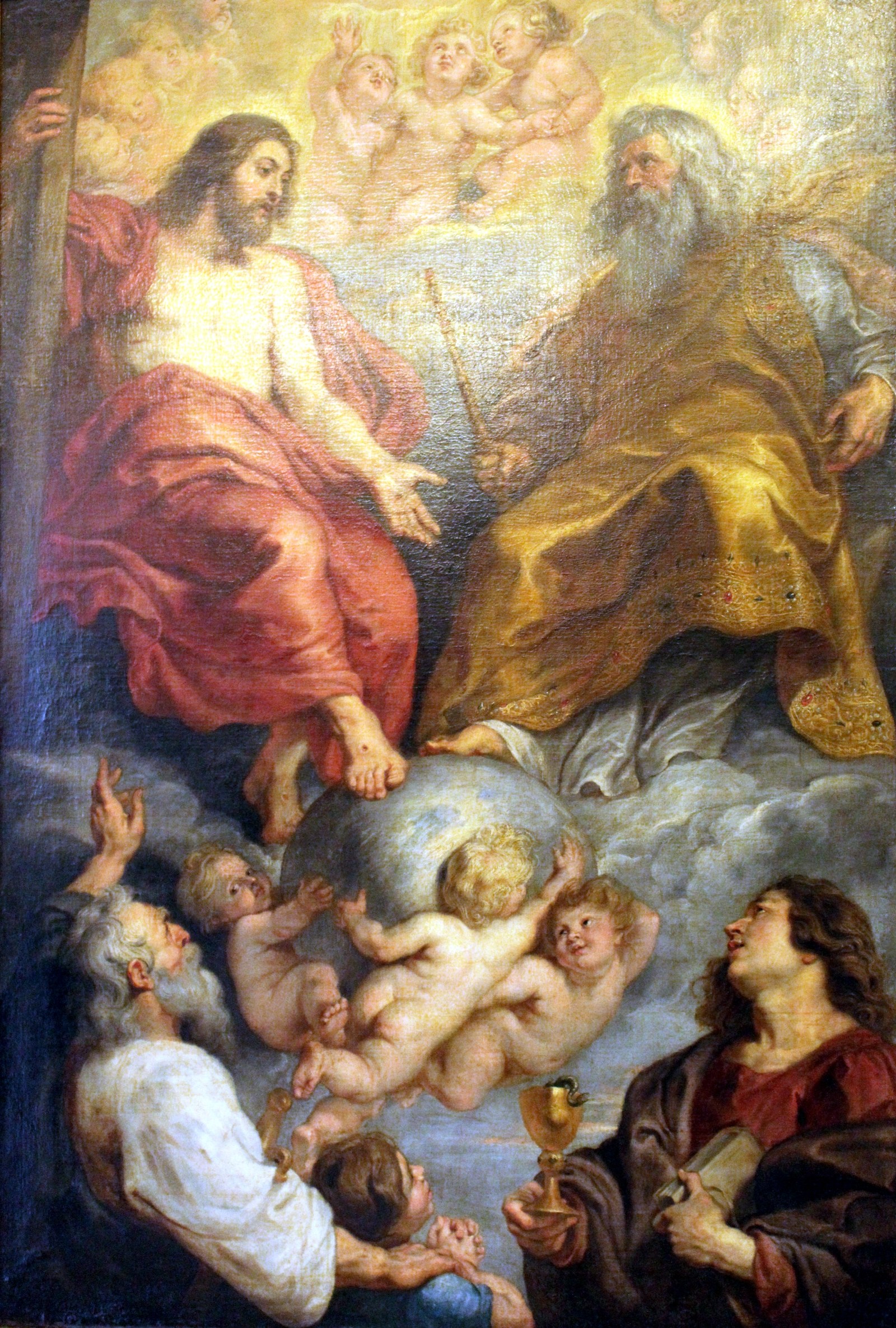God the Father and Christ with Sts Paul and John, 1616-1617