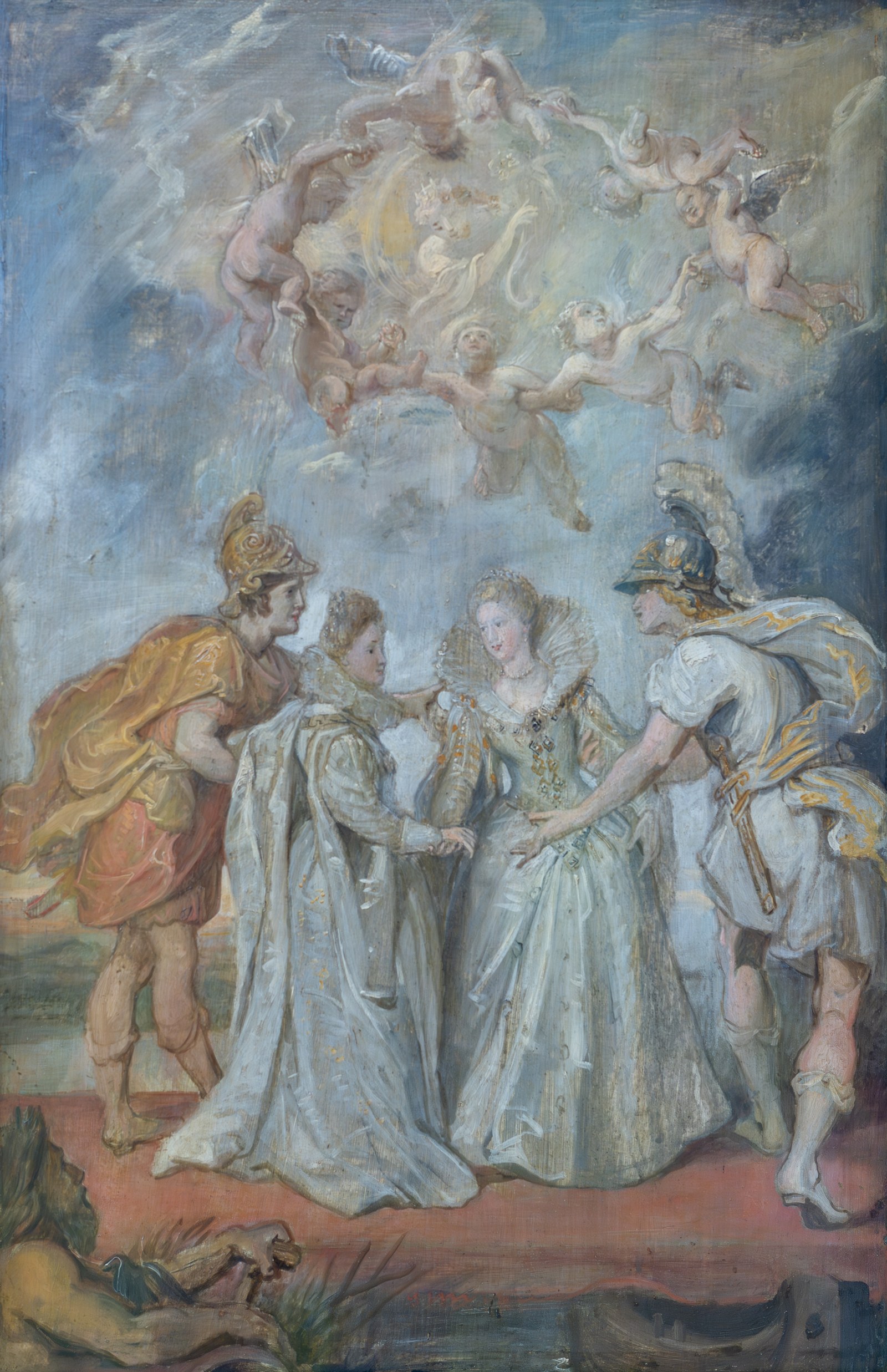 Family Exchange of the princesses between Spain and France on 9 november 1615