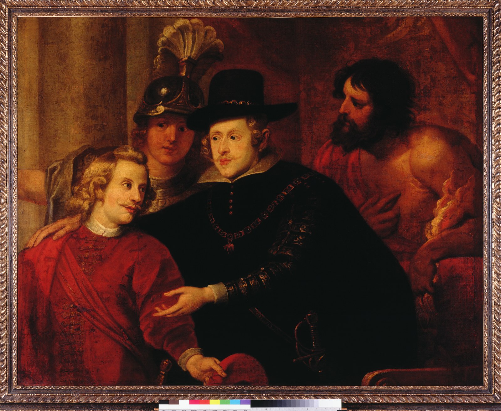 Philip IV. of Spain sending off his brother Cardinal-Infante Ferdinand of Austria