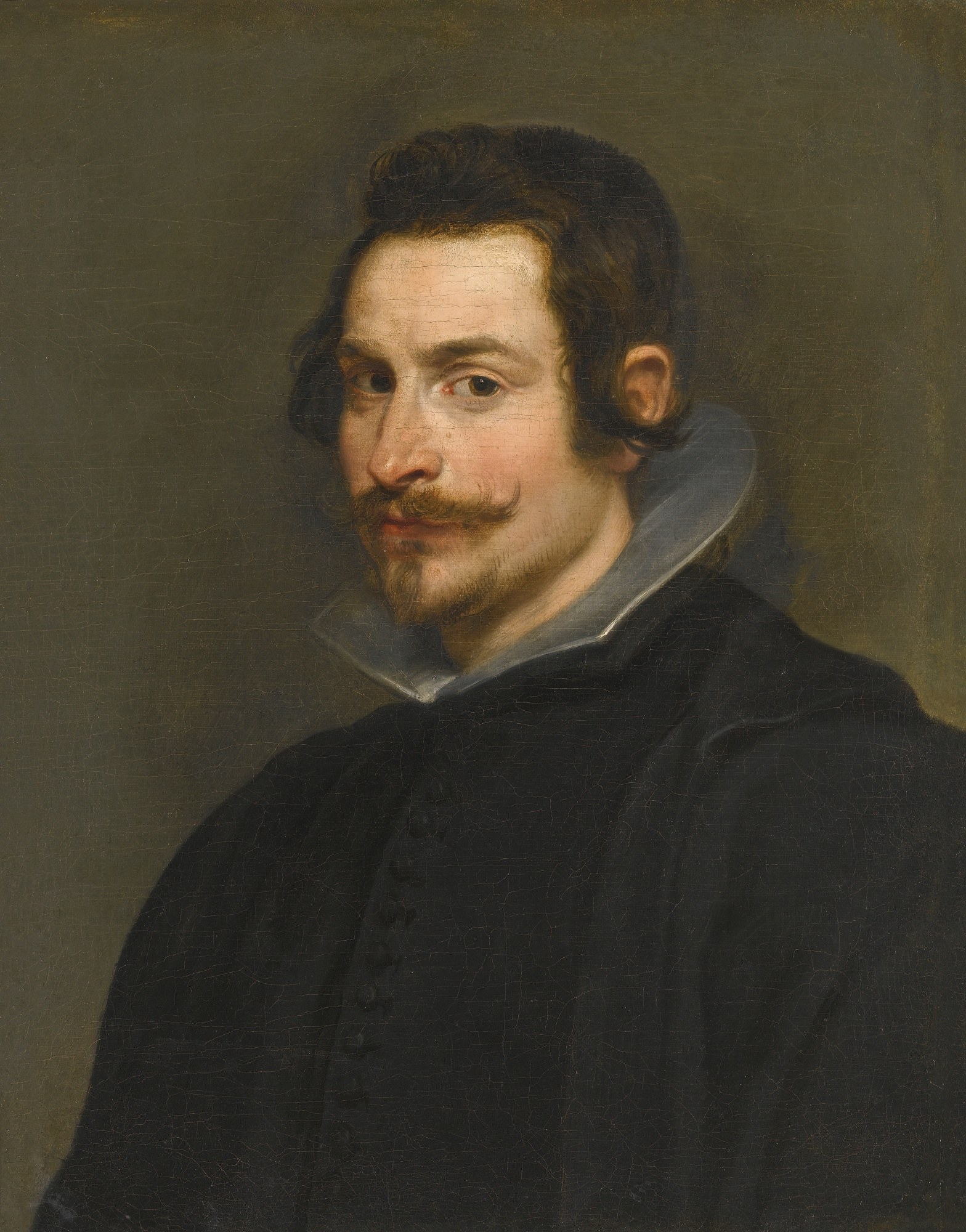 Portrait of a Gentleman, half-length, wearing black