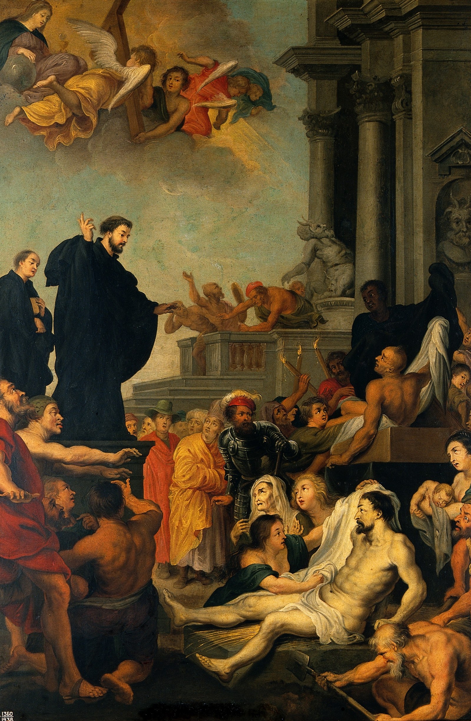 Saint Francis Xavier Preaching and Healing