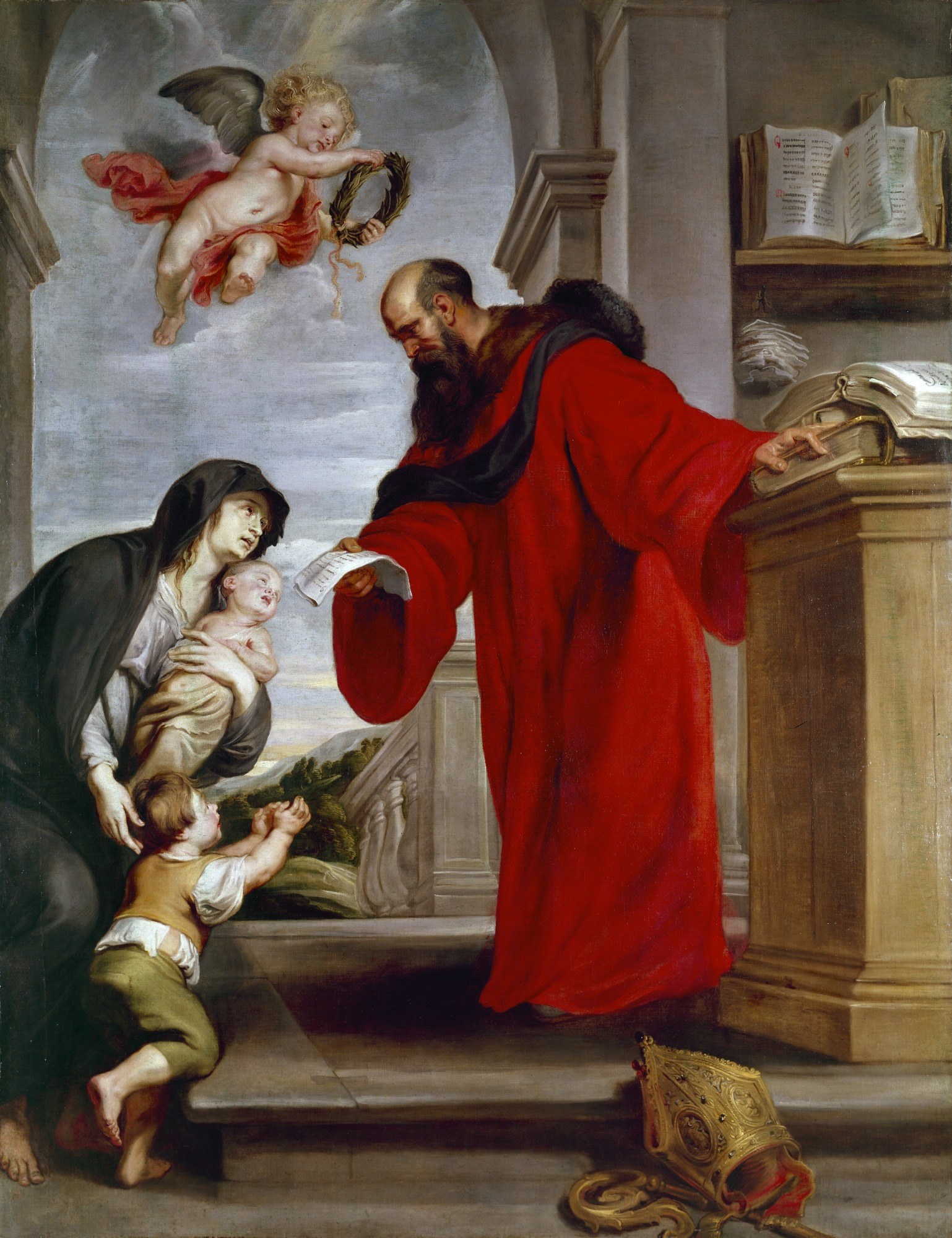 Saint Ives of Treguier, Patron of Lawyers, Defender of  Widows and Orphans