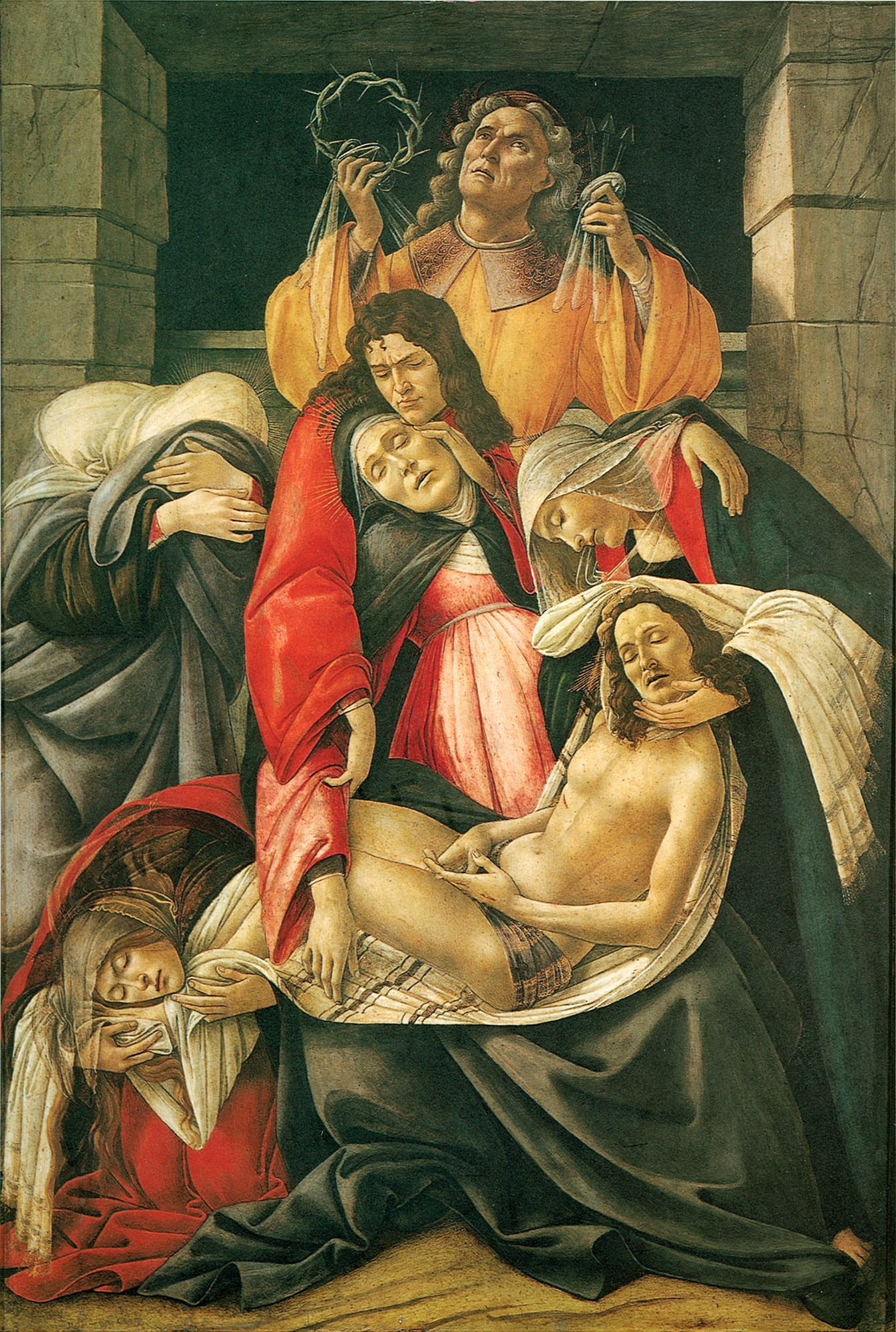 Lamentation over the Dead Christ with Saints