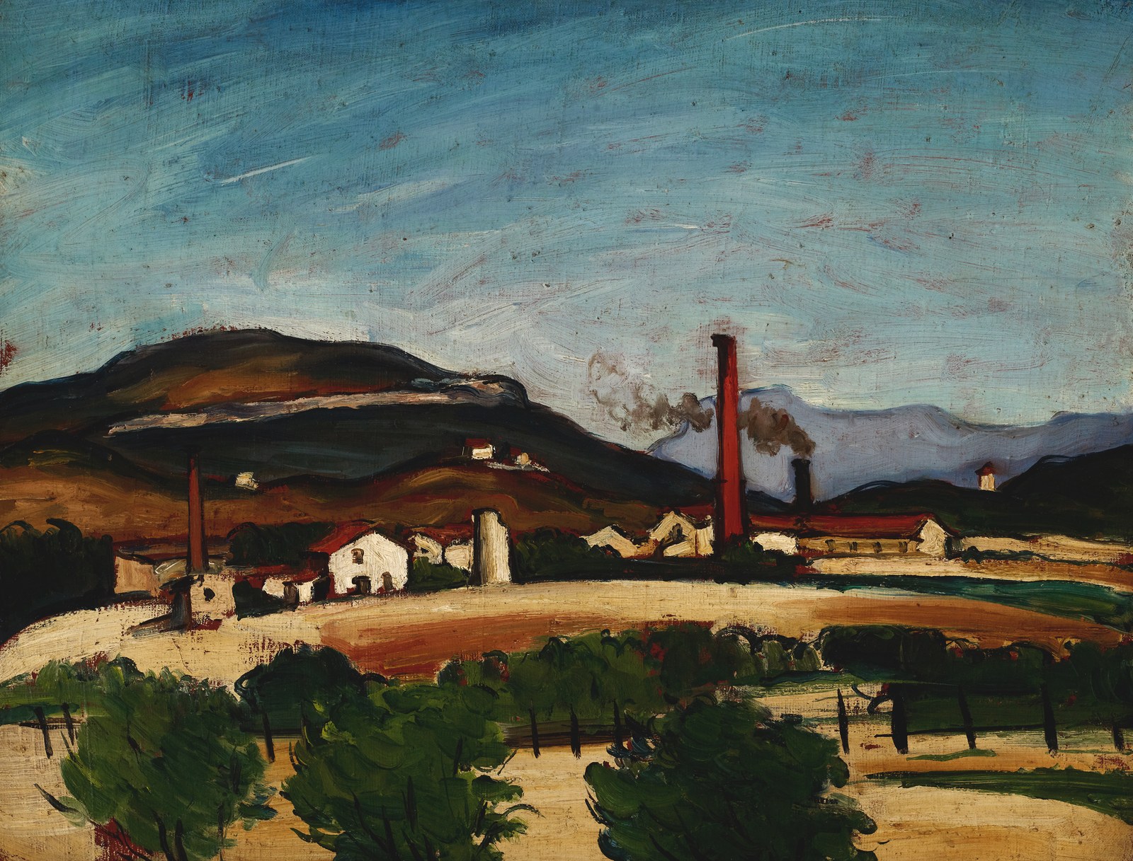 Factories near Mont de Cengle