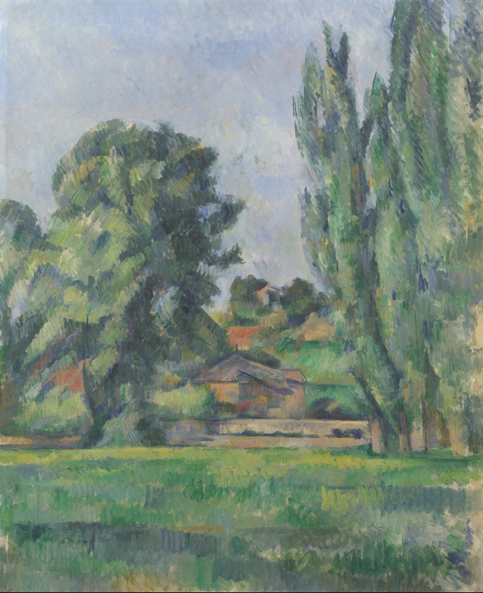 Landscape with Poplars