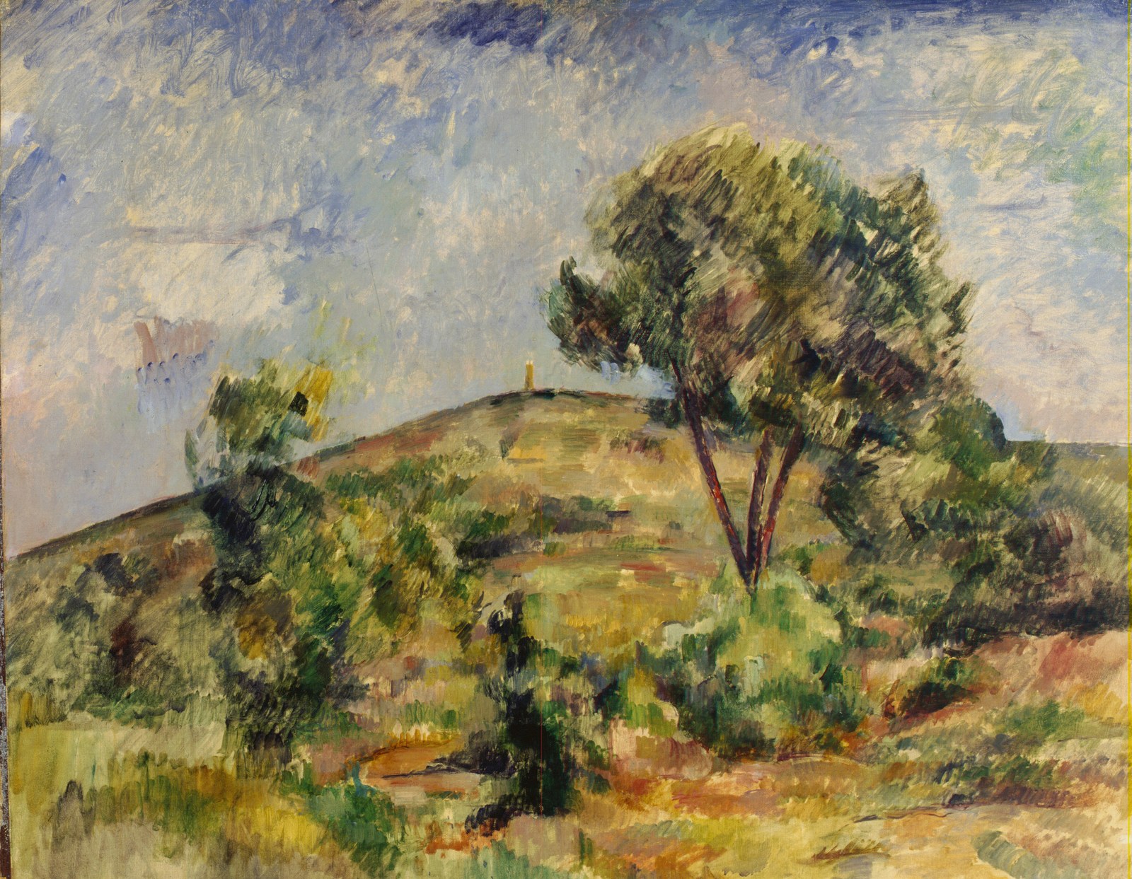 Paysage près d'Aix avec la tour de César (Landscape near Aix with the Tour de César)