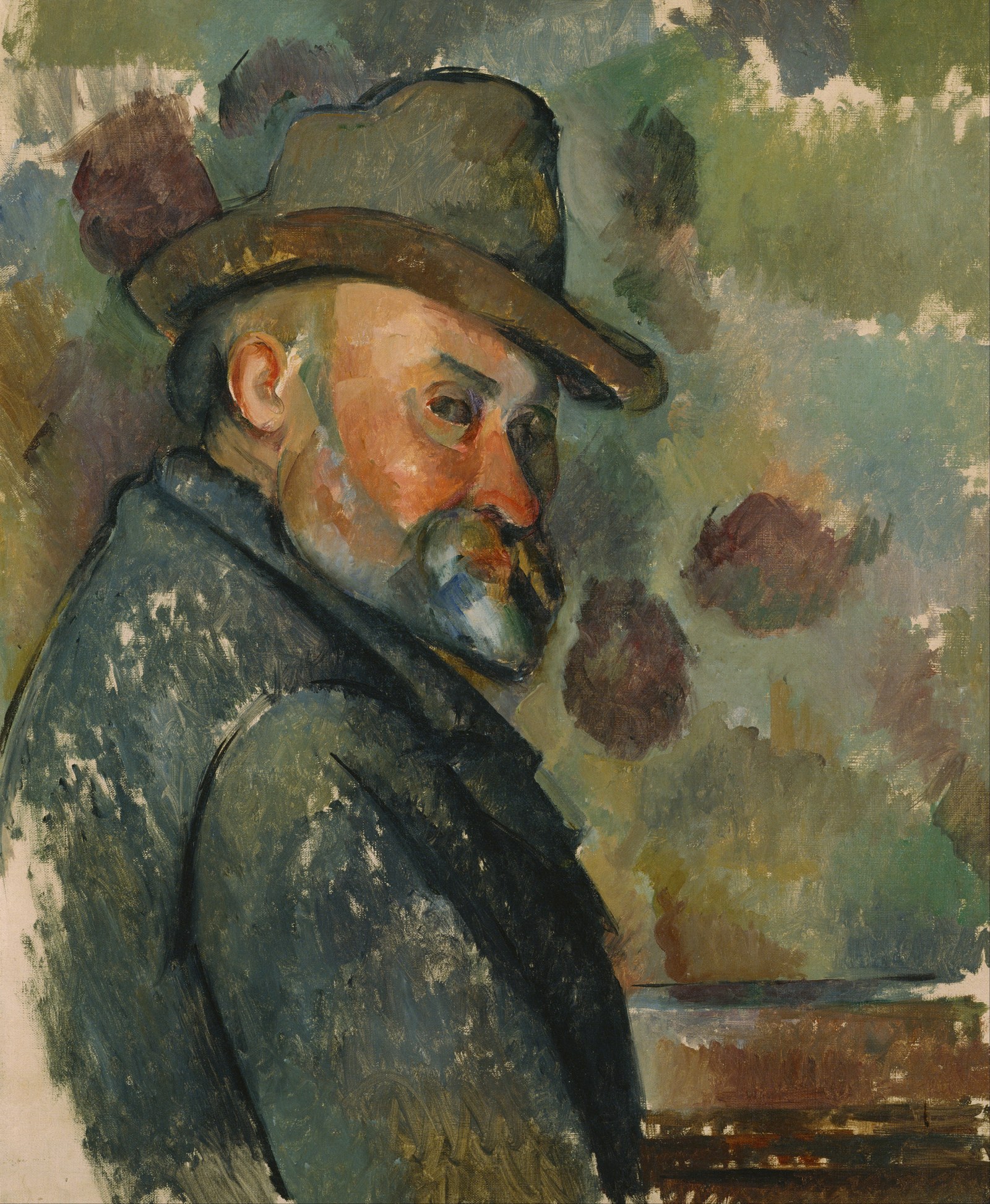 Self-portrait in a Soft Hat