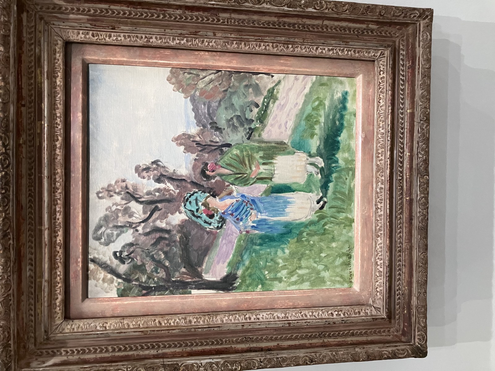 Deux femmes dans un paysage