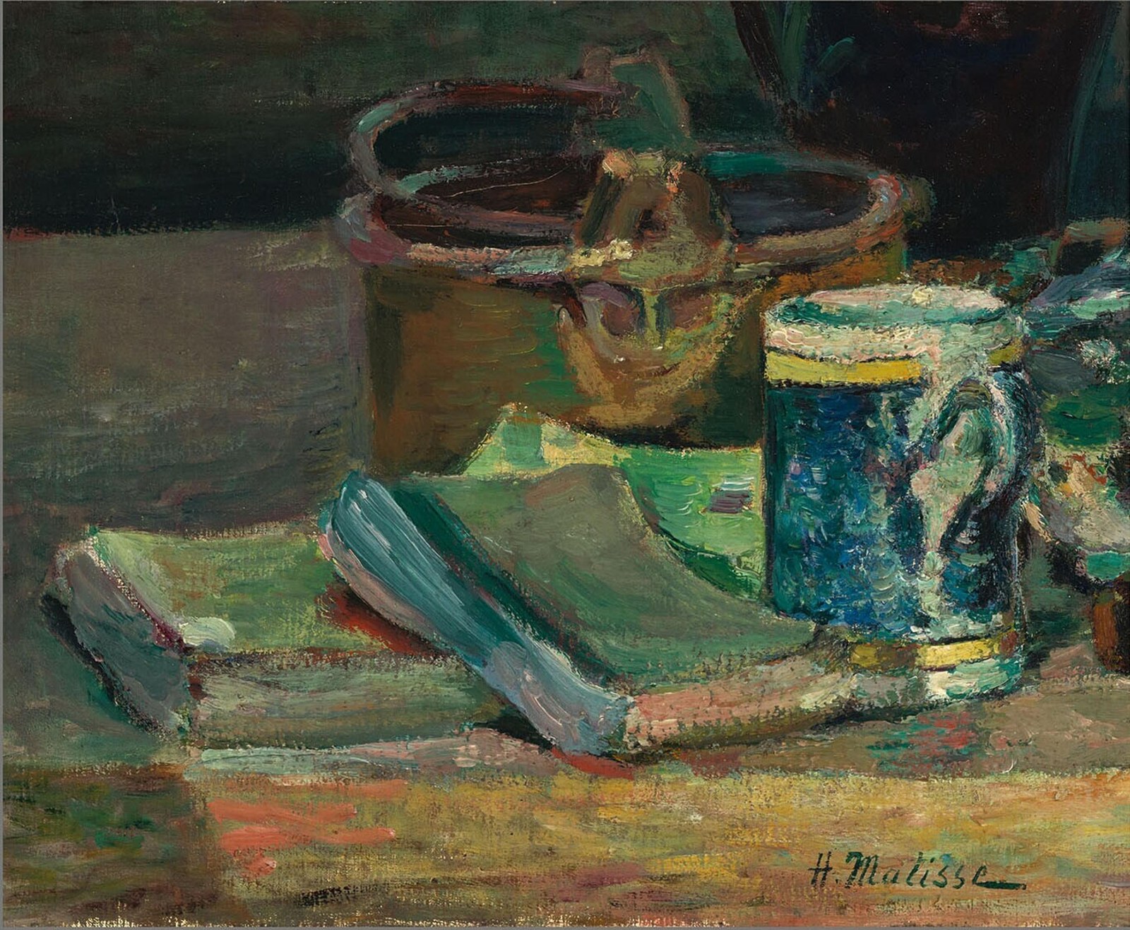 Nature morte avec livres