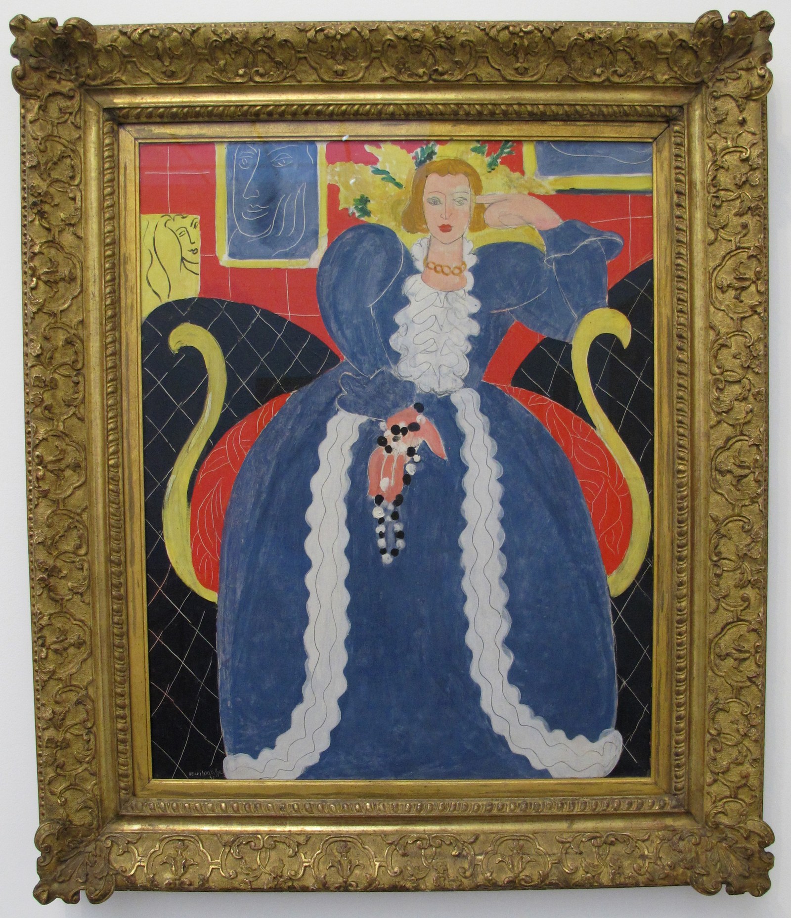 Woman in Blue