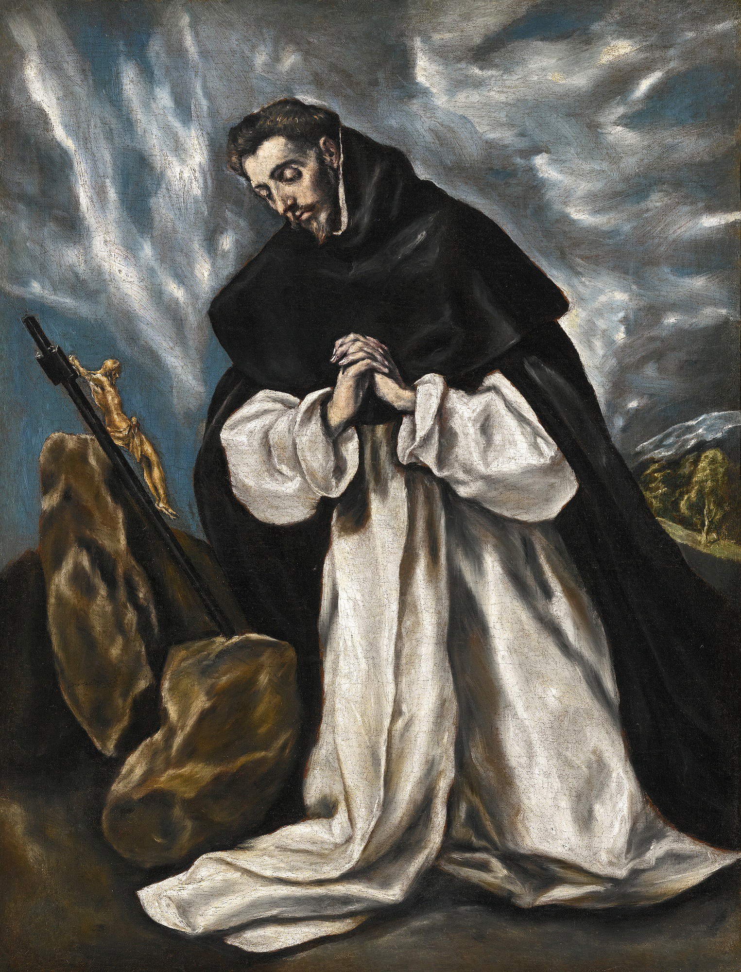 St Dominic in Prayer