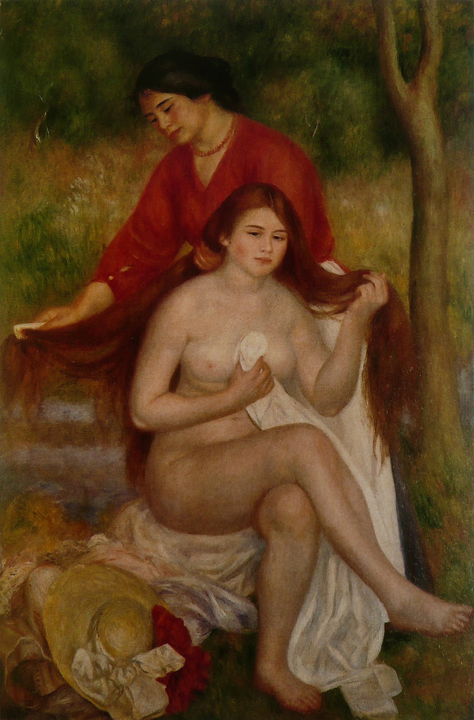 Bather and Maid (La Toilette de la baigneuse)