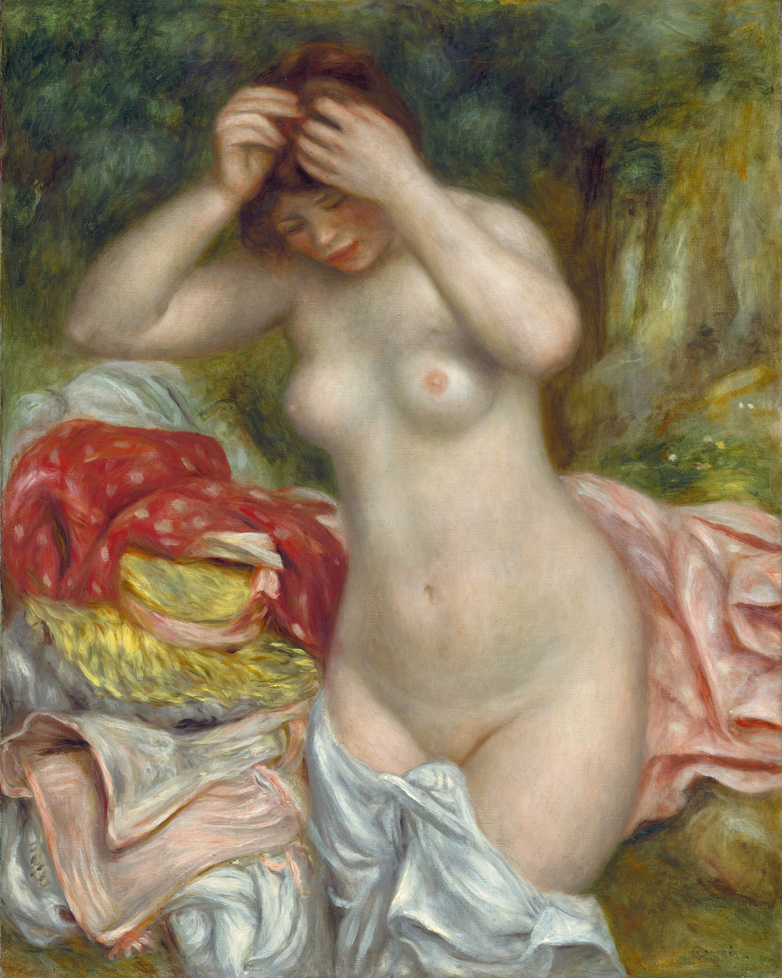 Bather Arranging Her Hair