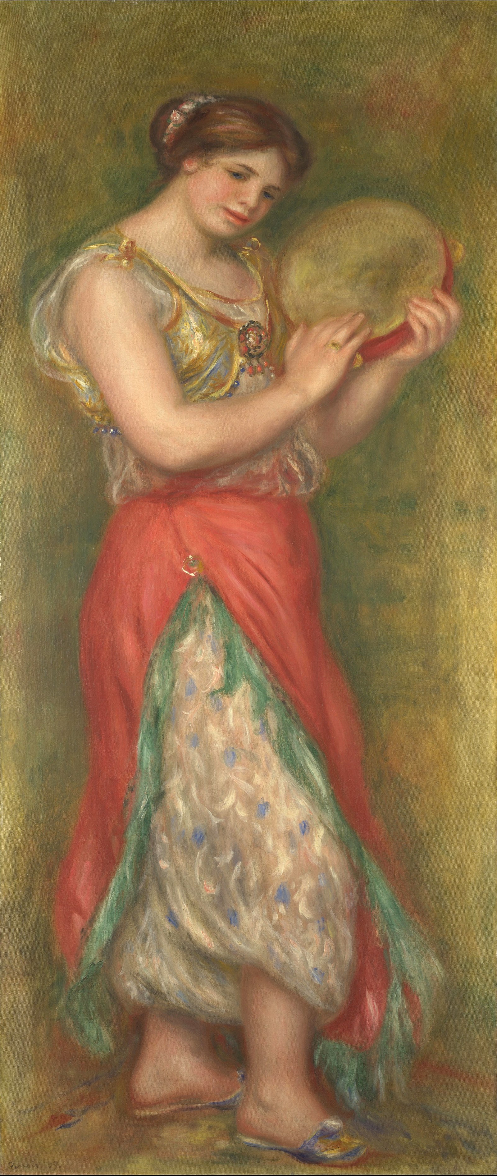 Dancing Girl with Tambourine
