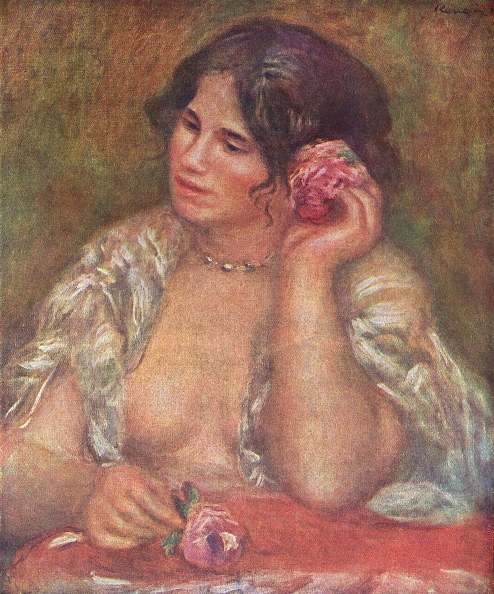 Gabrielle à la rose