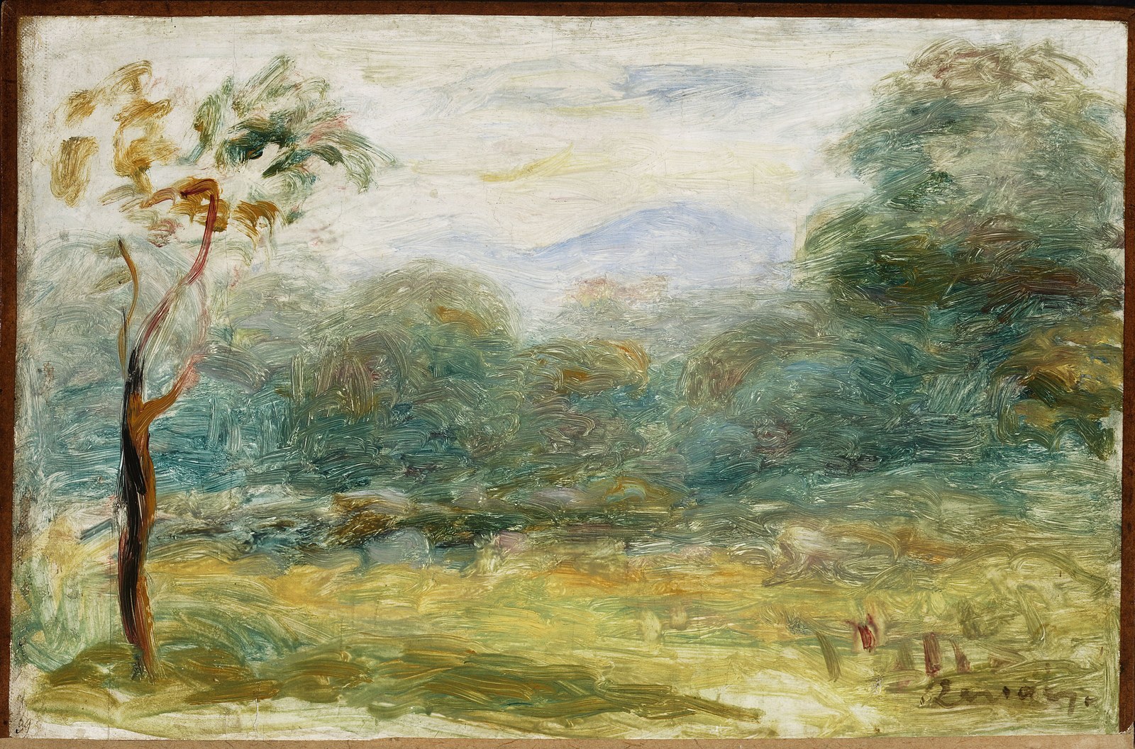 Landscape in Southern France (Cagnes).