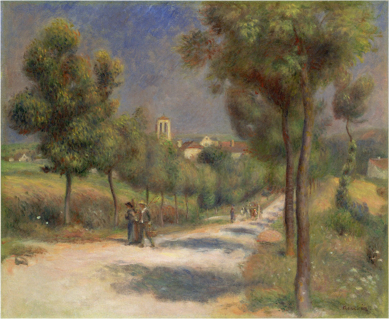 Landscape of Essoyes, Early Morning