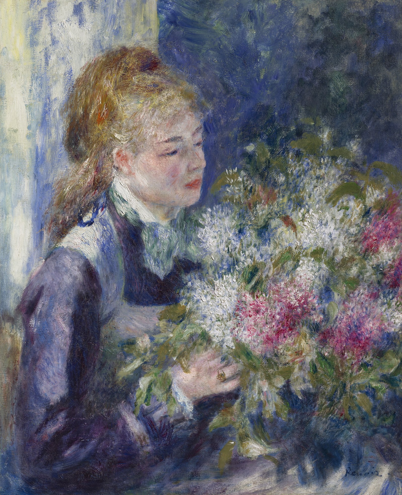 Woman with Lilacs (Nini Lopez)