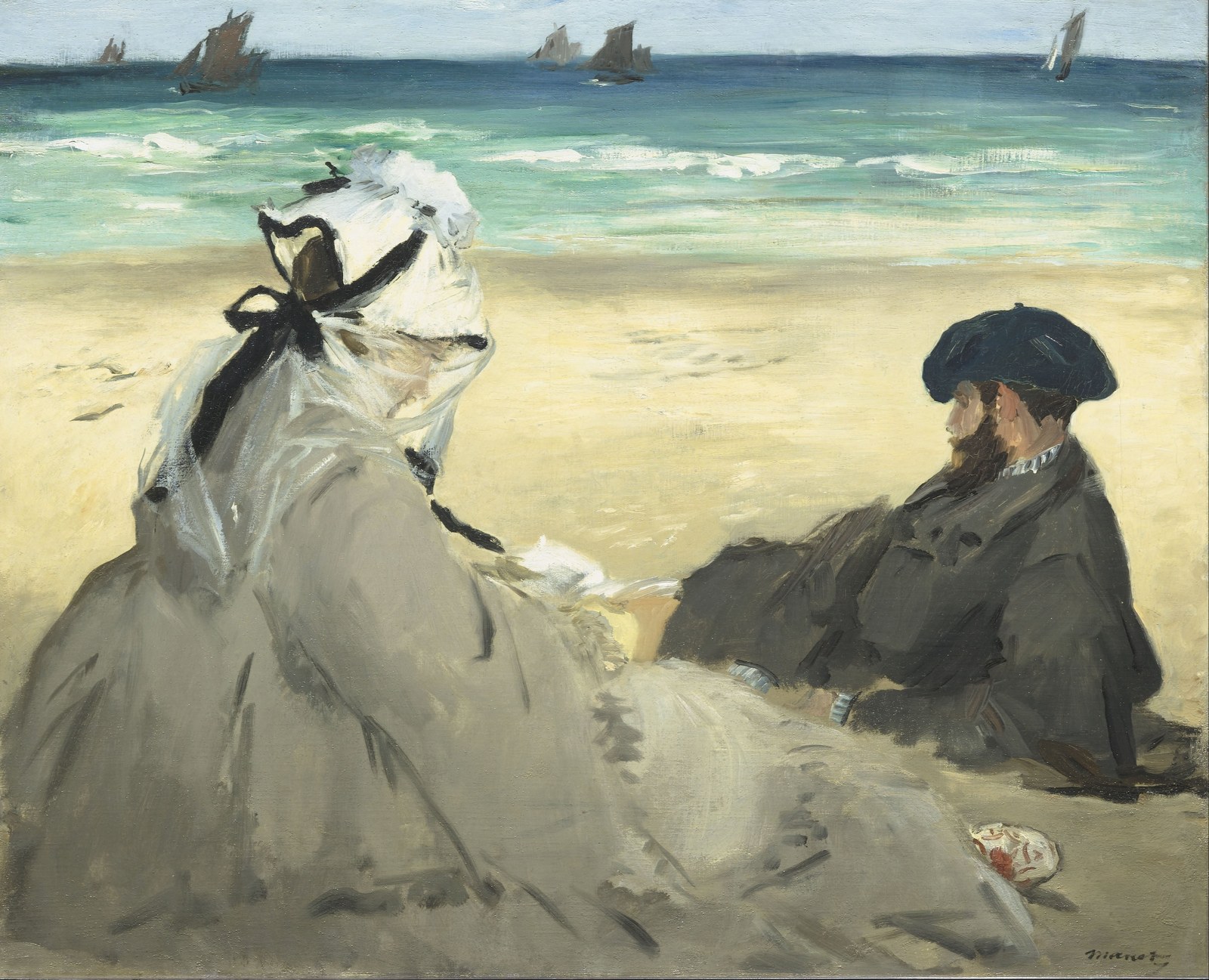 On the beach