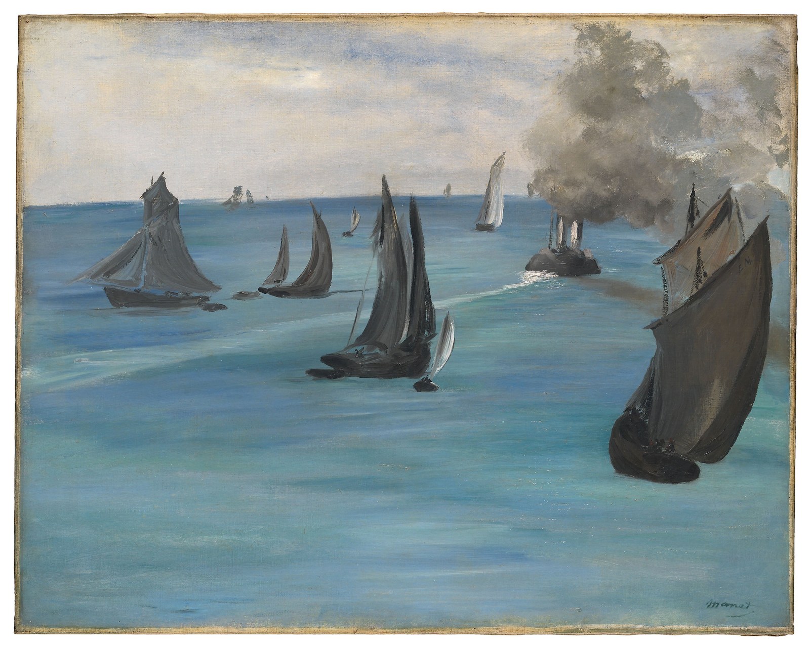 Steamboat Leaving Boulogne