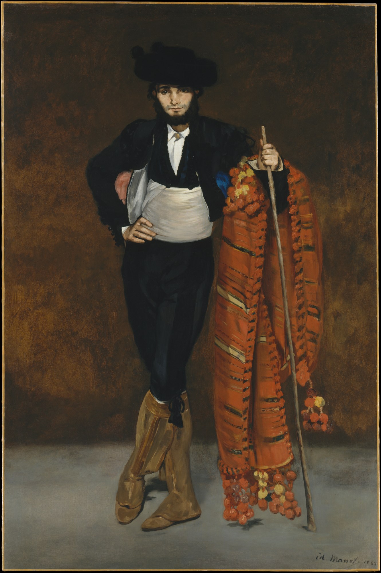 Young man in Mayo costume