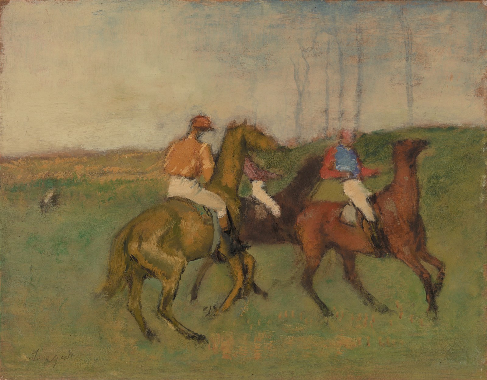 Jockeys and Race Horses