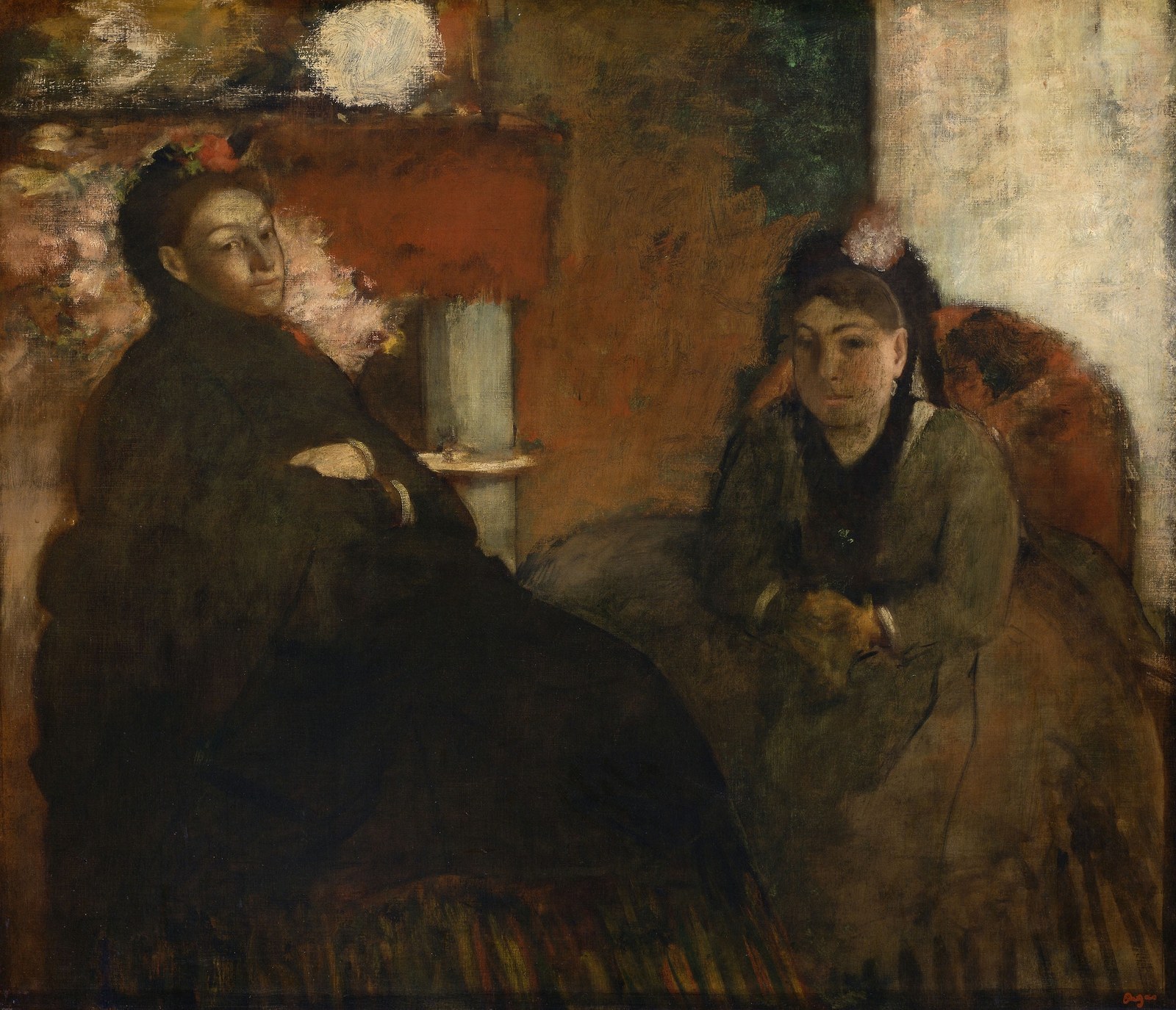 Portrait of Mme. Lisle and Mme Loubens