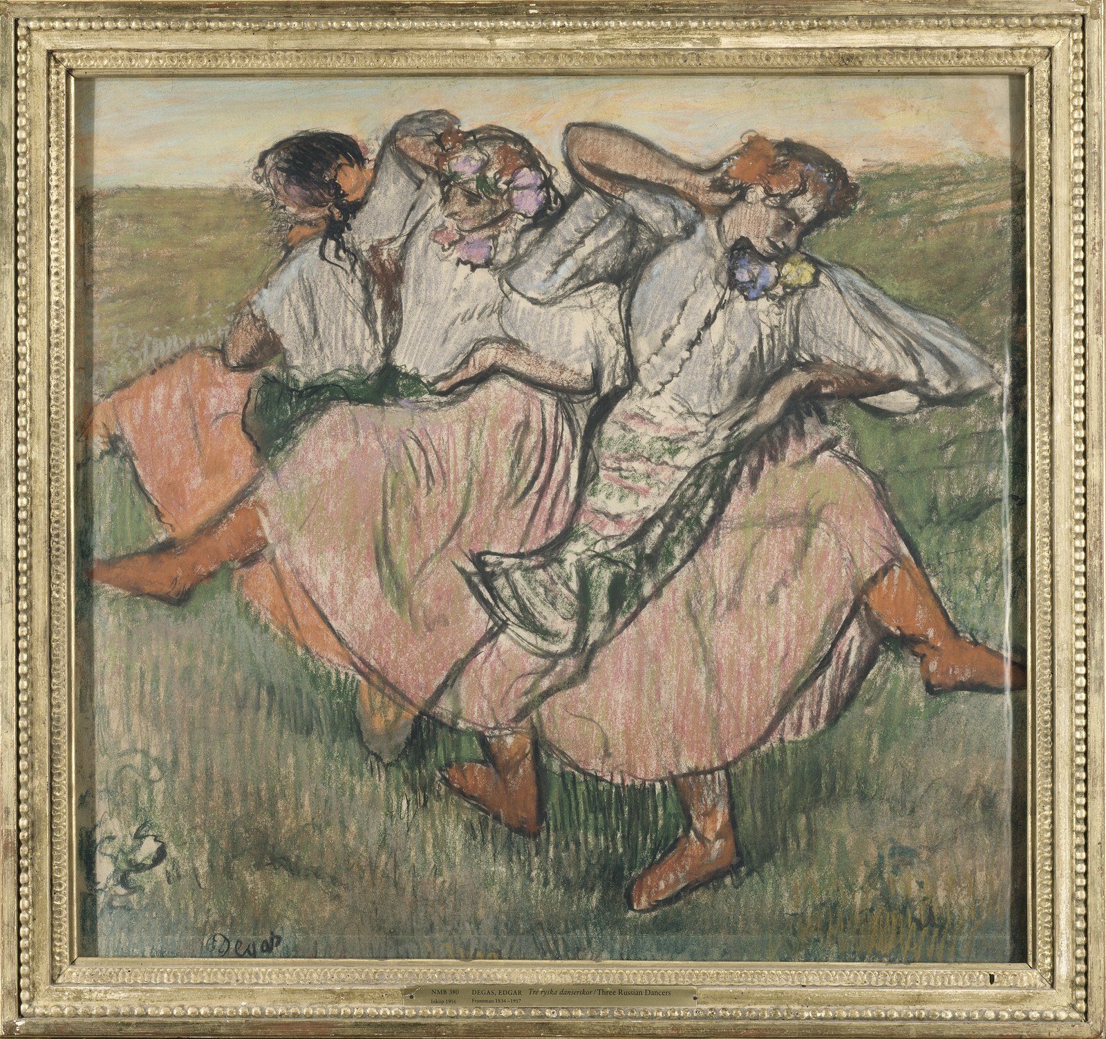 Three Russian dancers