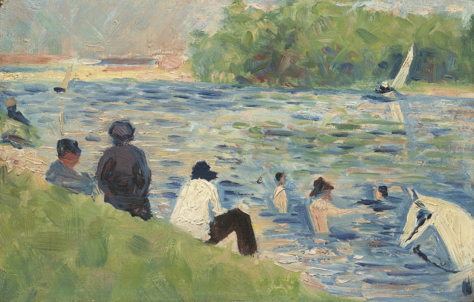 Bathers at Asnières (Study I)