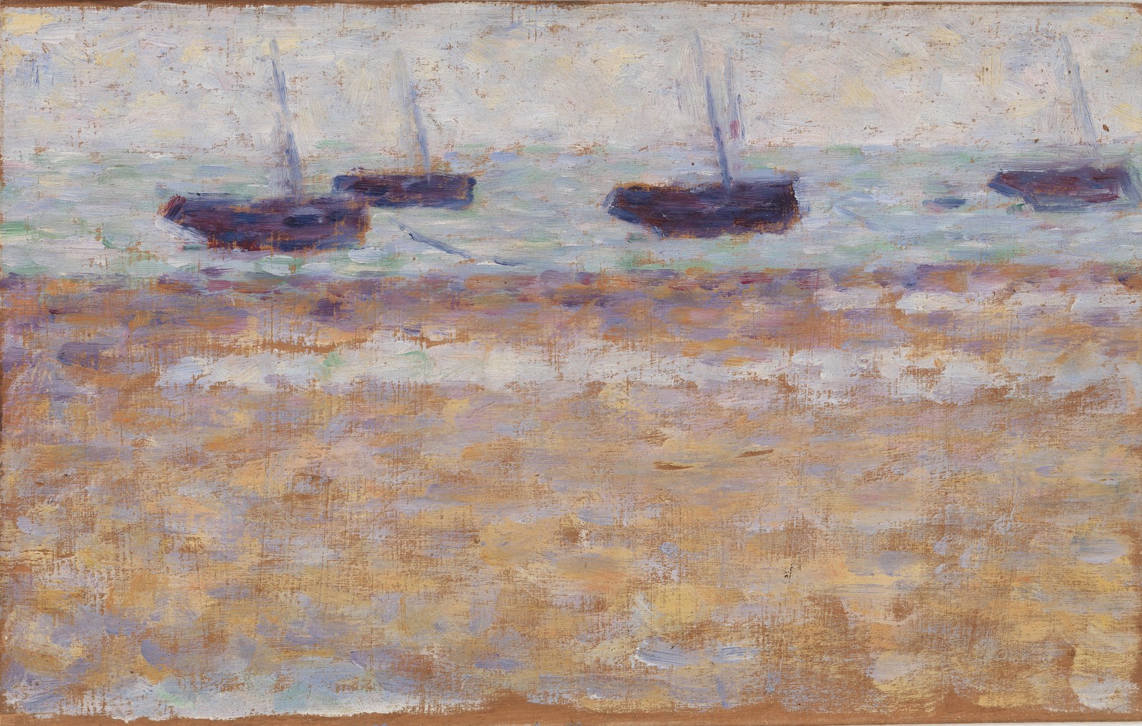 Four Boats at Grandcamp